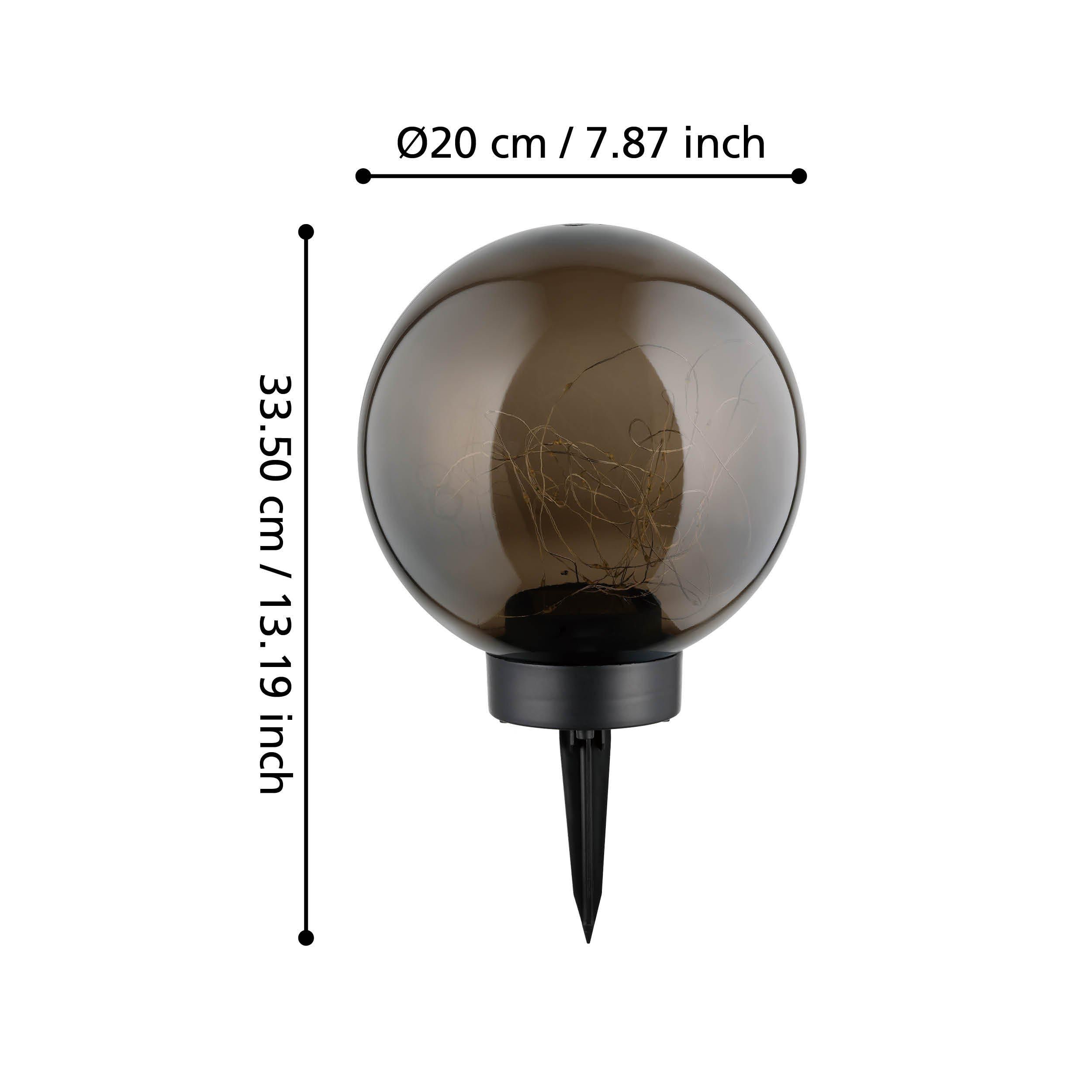 Set de 4 bornes extérieur à piquer LED Z_SOLAR noir H32cm