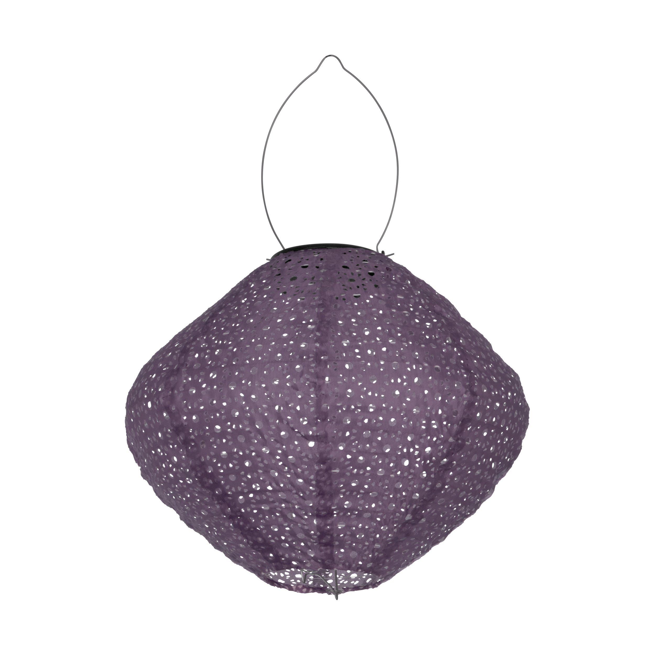 Suspension extérieur LED Z_SOLAR violet Ø25cm