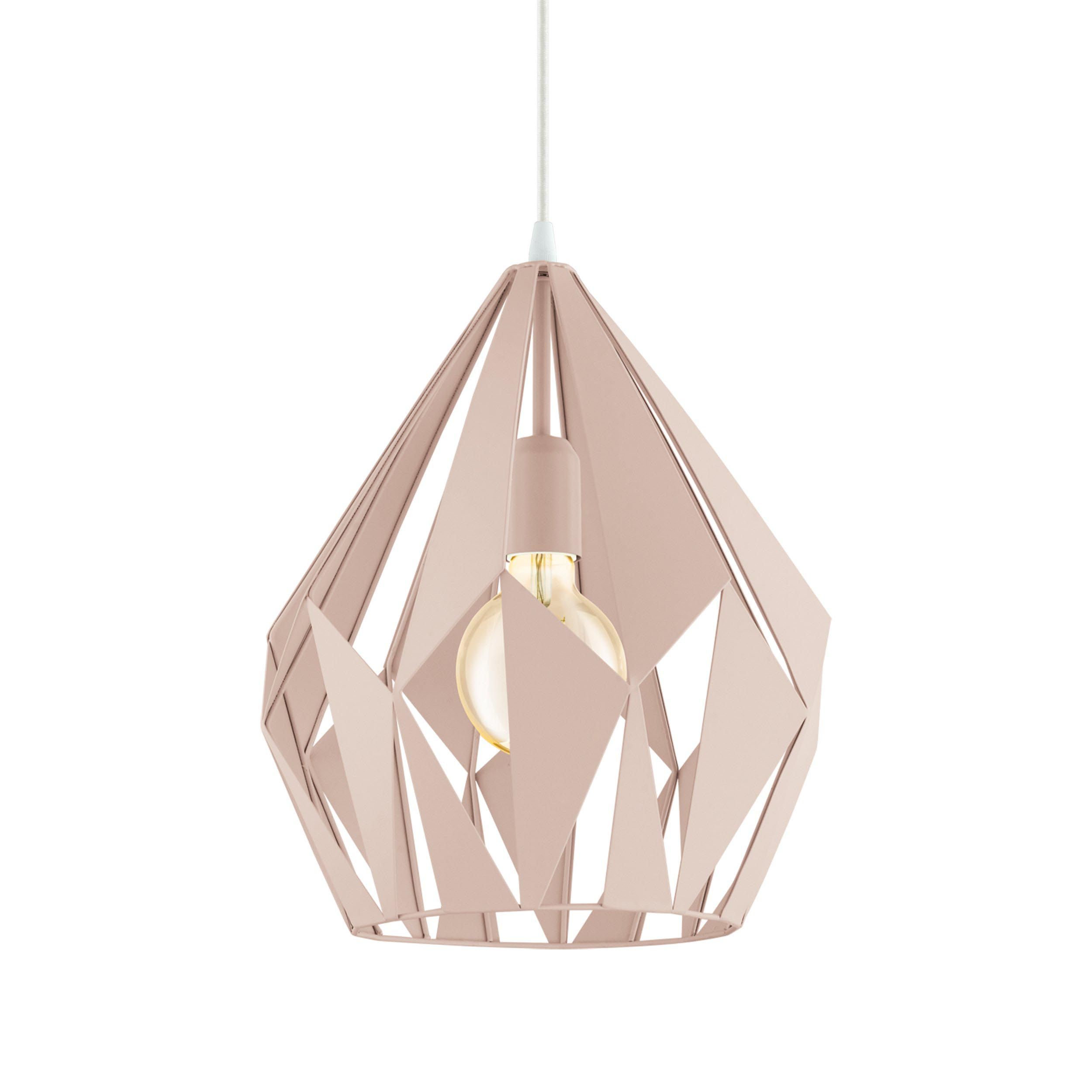 Suspension CARLTON-P rose Ø31cm