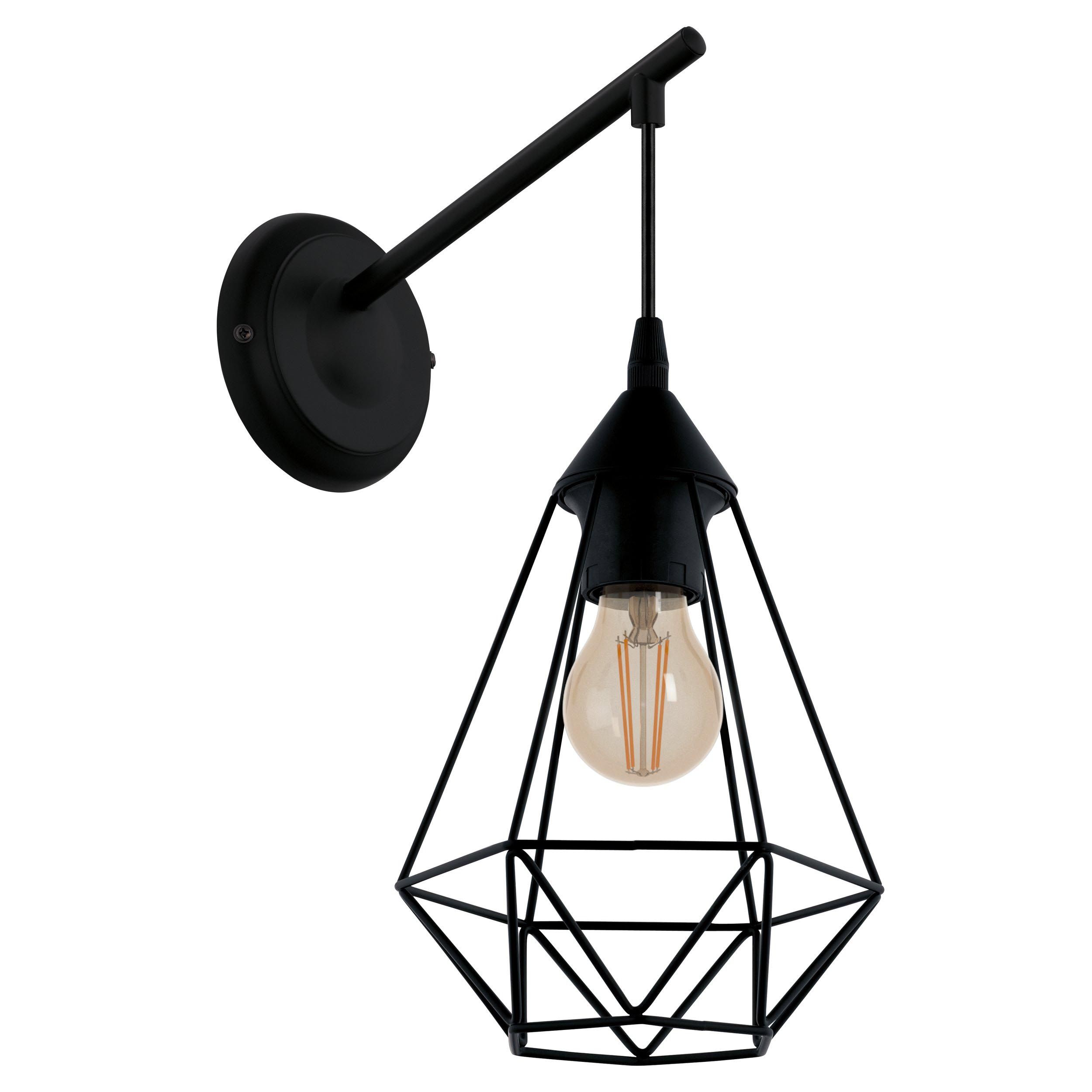 Applique murale TARBES noir H42,5cm