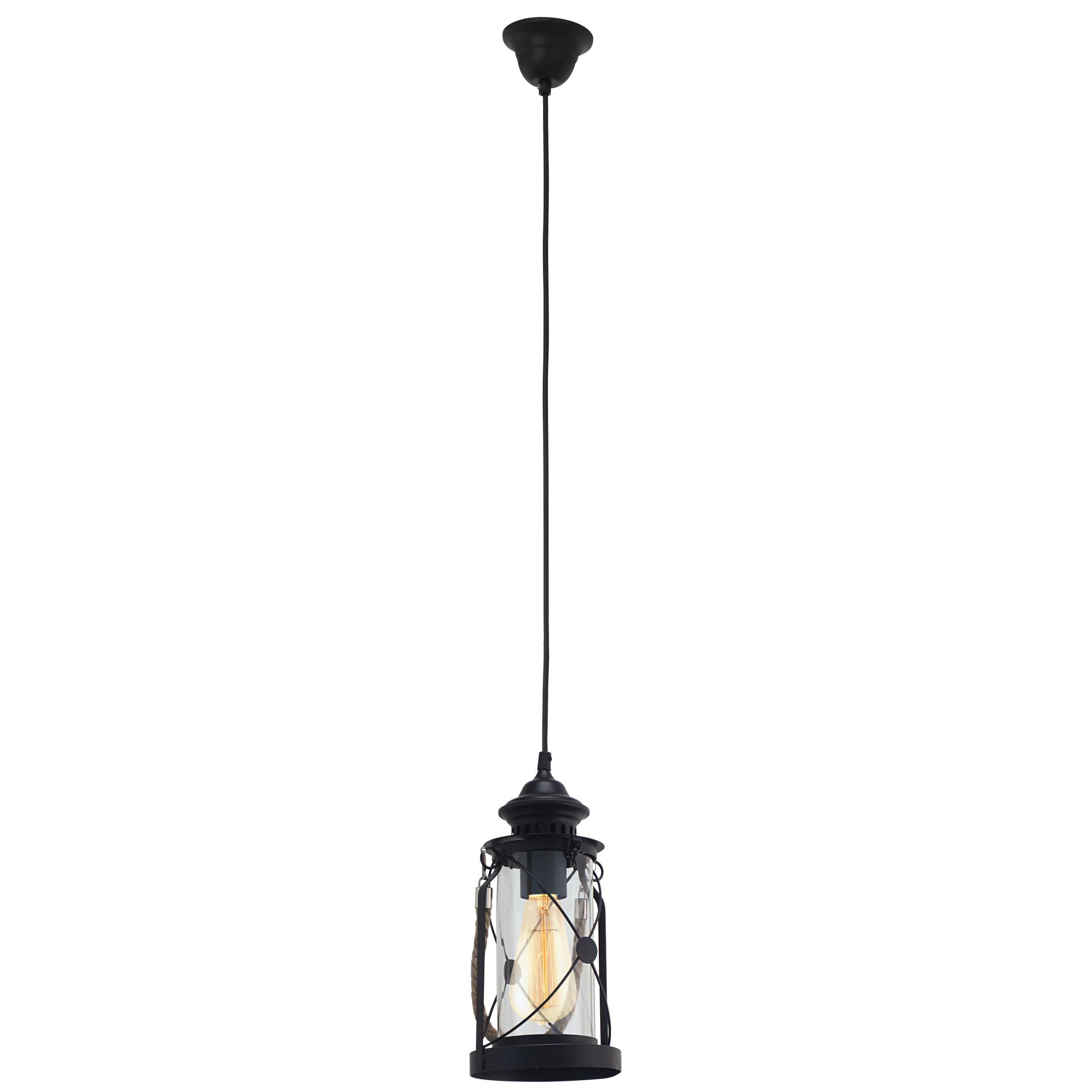 Suspension BRADFORD noir Ø14cm
