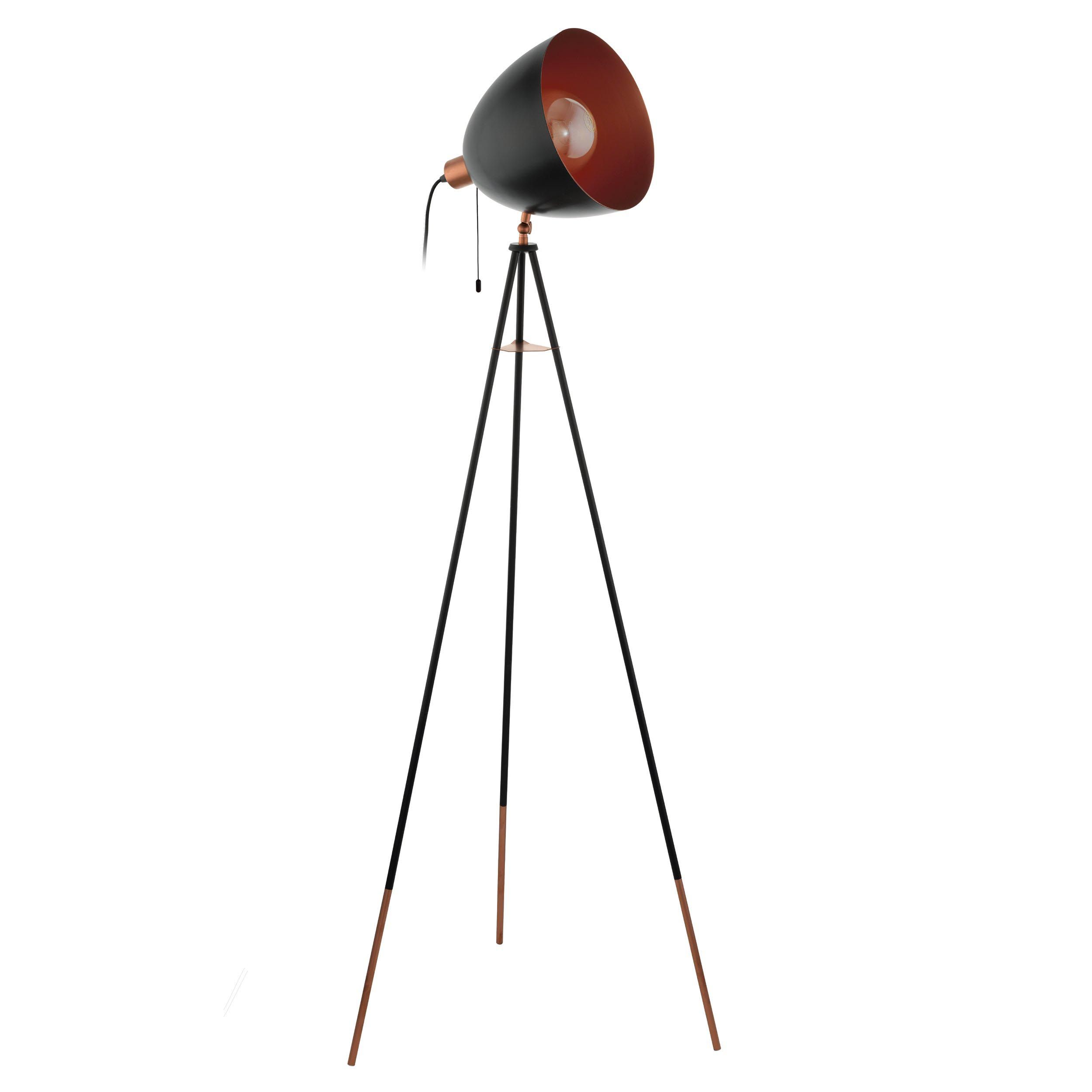 Lampadaire CHESTER noir Ø37cm