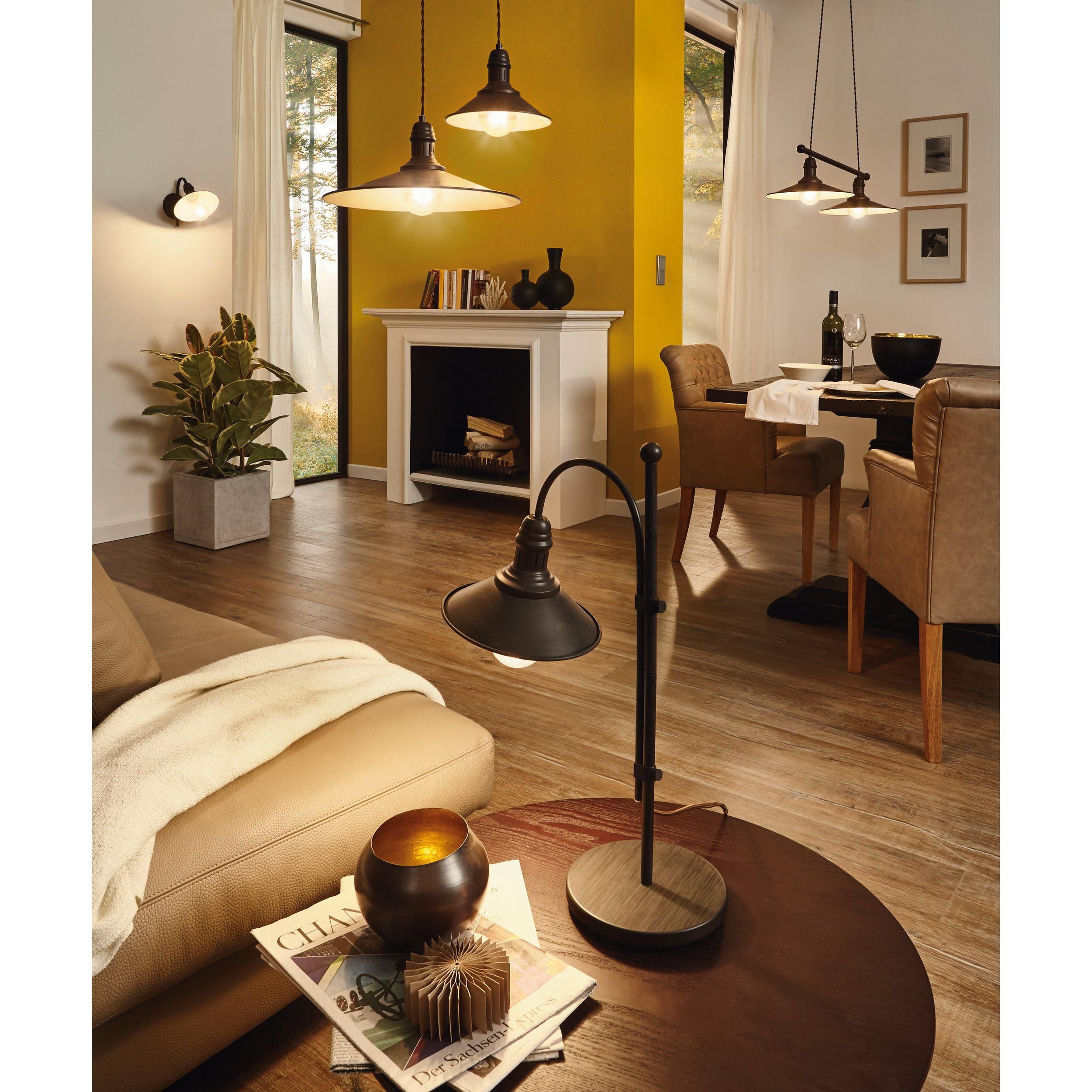 Suspension STOCKBURRY marron Ø36cm