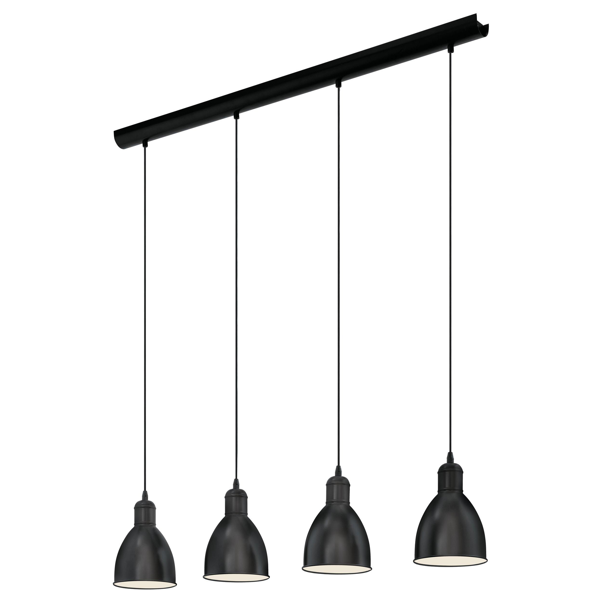 Suspension PRIDDY noir L97,5cm