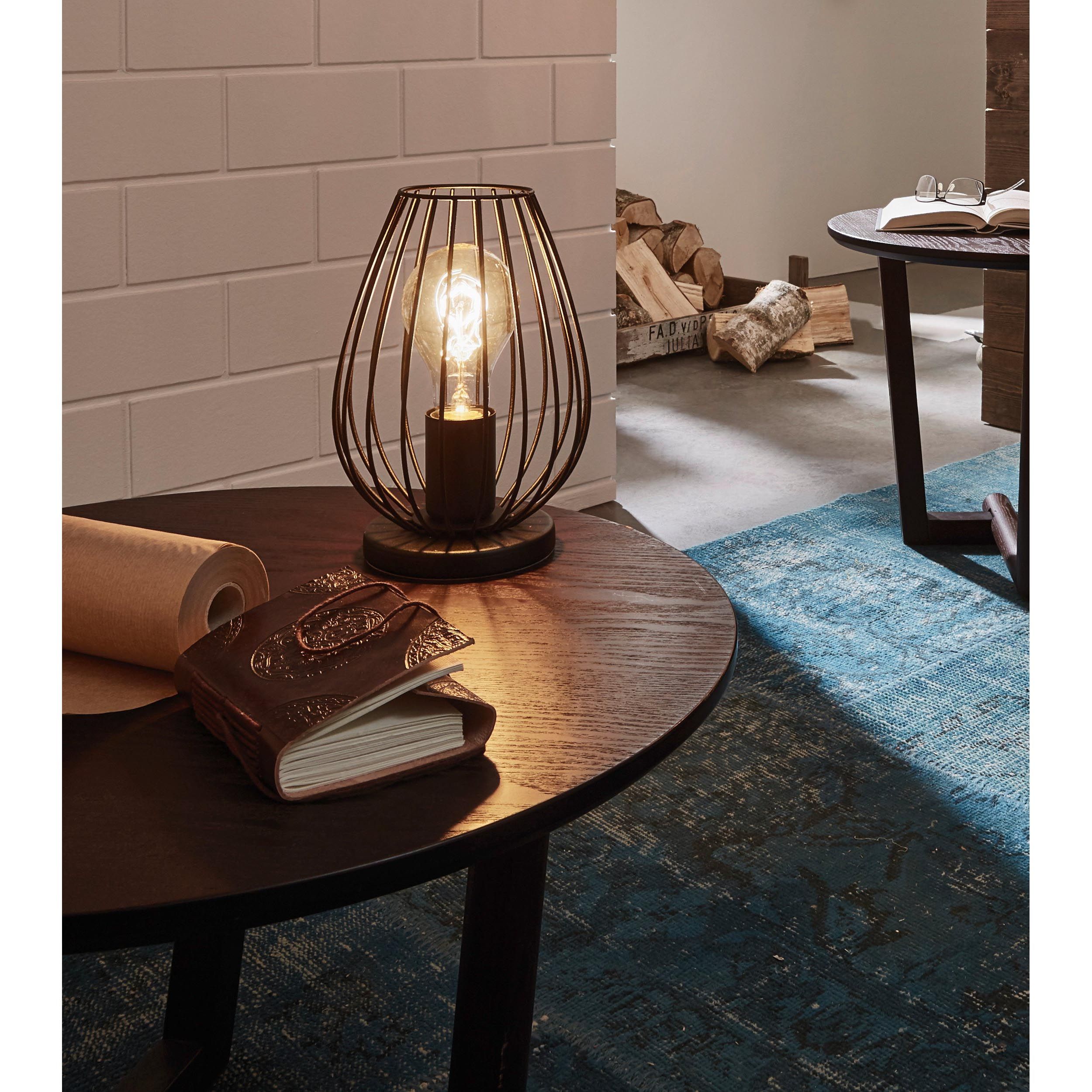 Lampe NEWTOWN noir H23cm