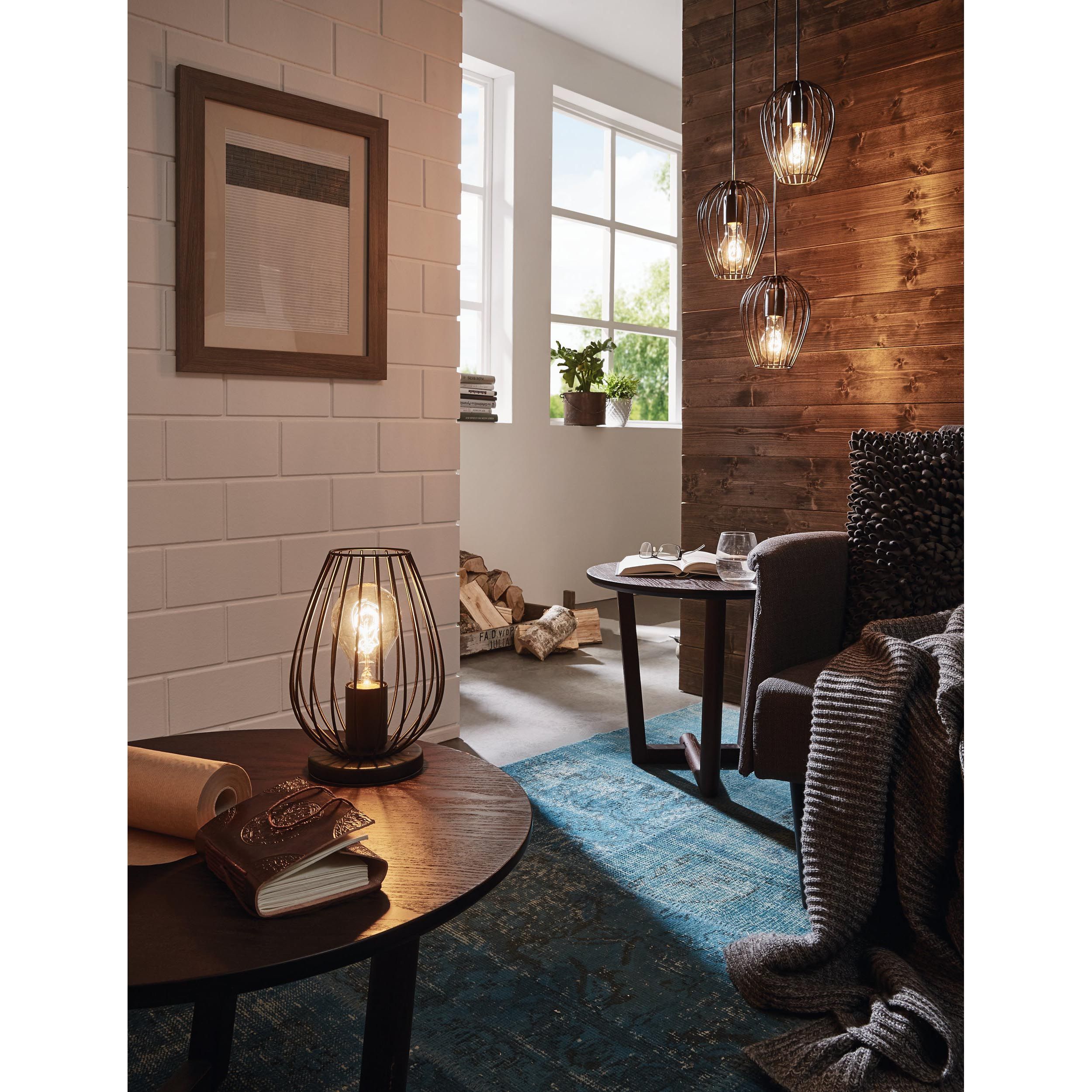 Lampe NEWTOWN noir H23cm