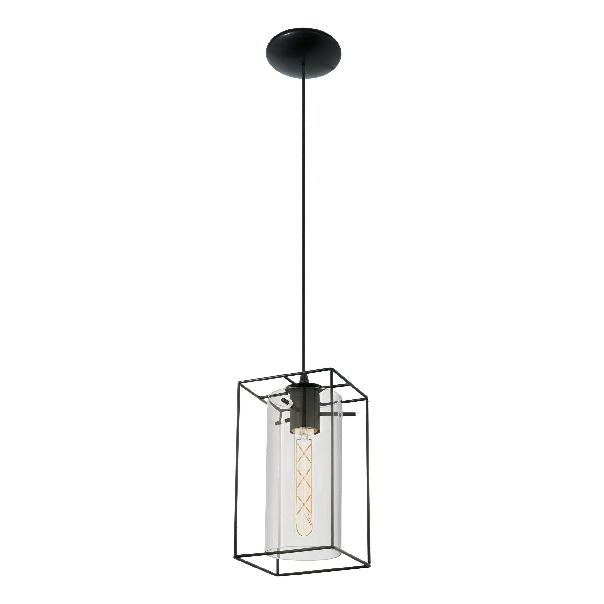 Suspension LONCINO verre fumé Ø15cm