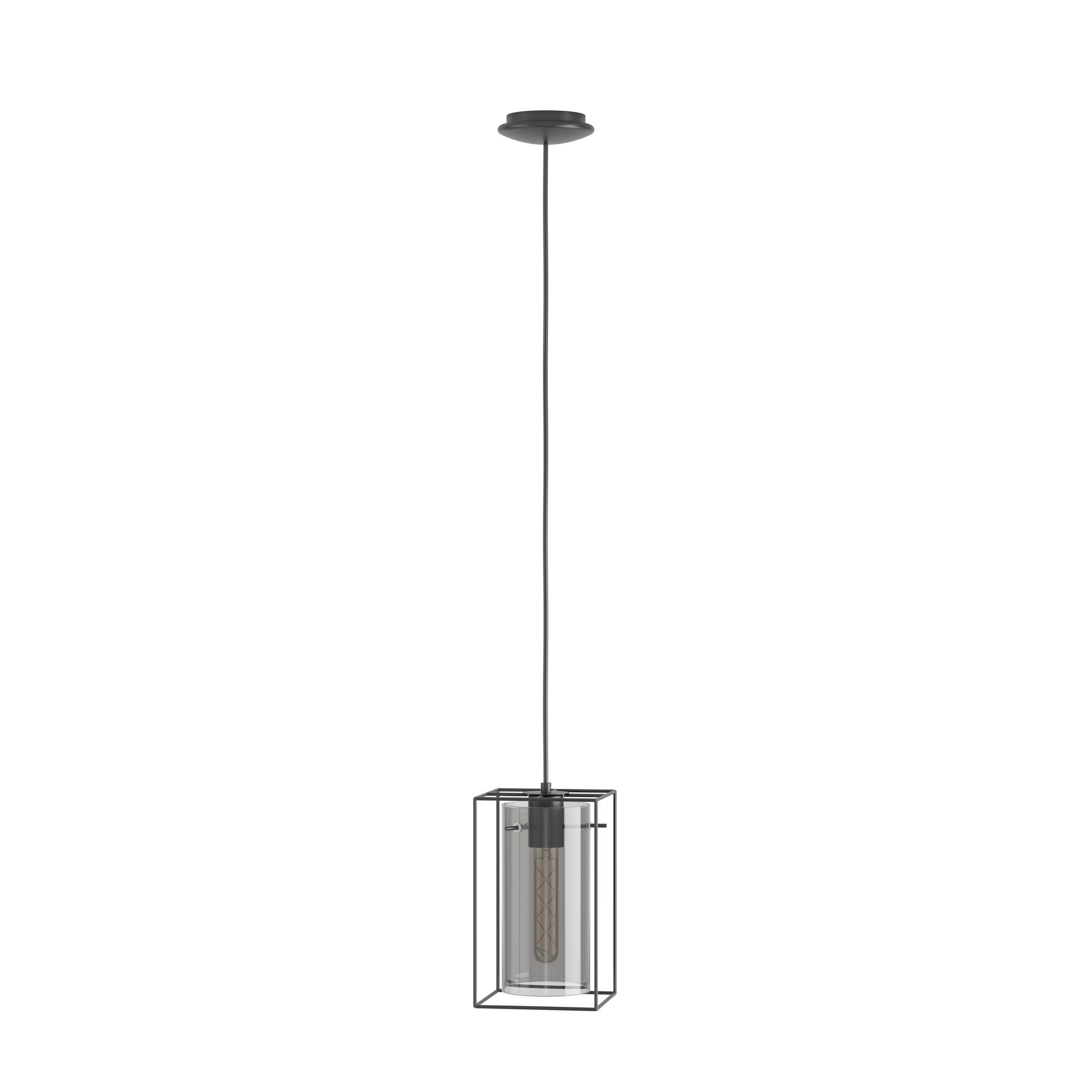 Suspension LONCINO verre fumé Ø15cm