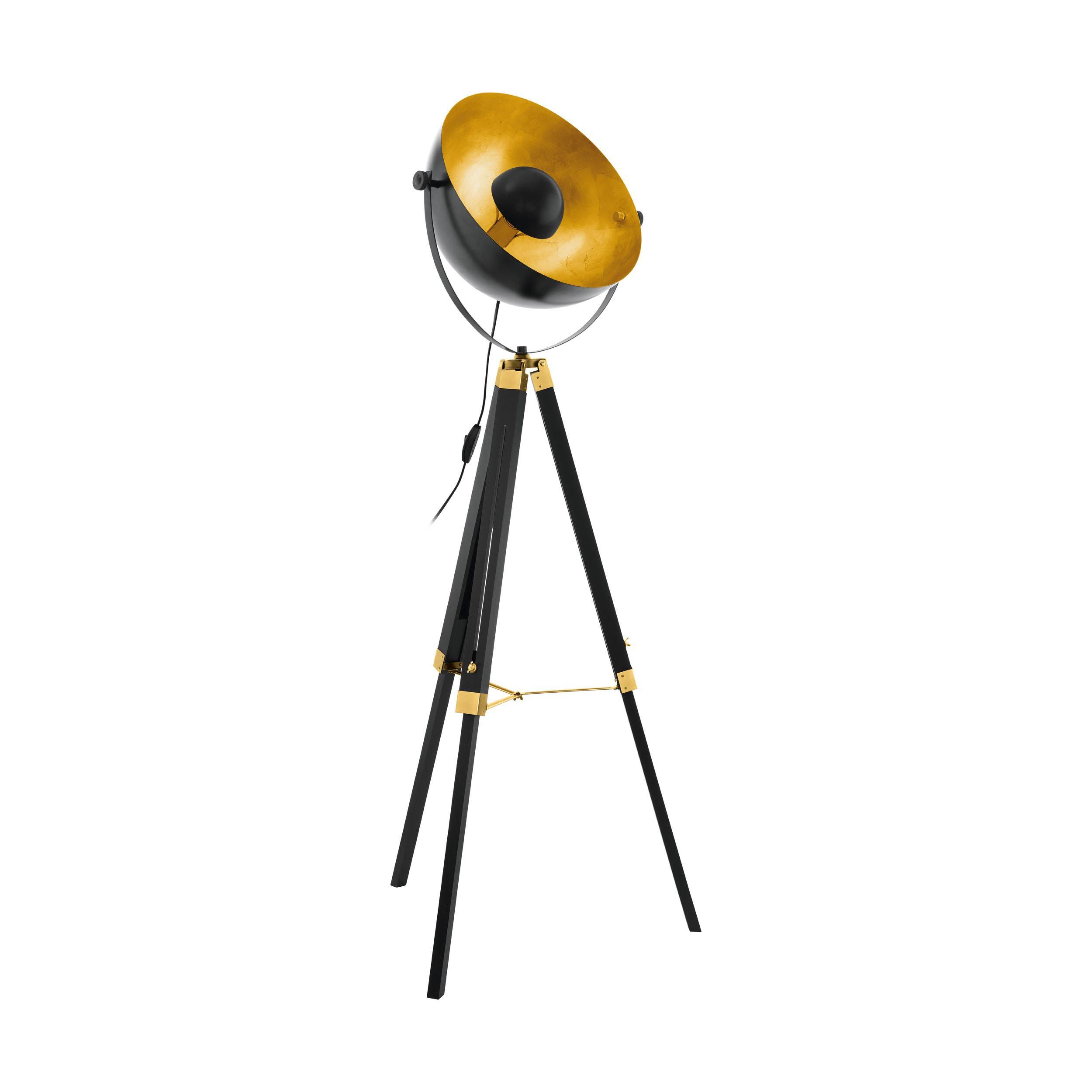 Lampadaire COVALEDA noir H170cm