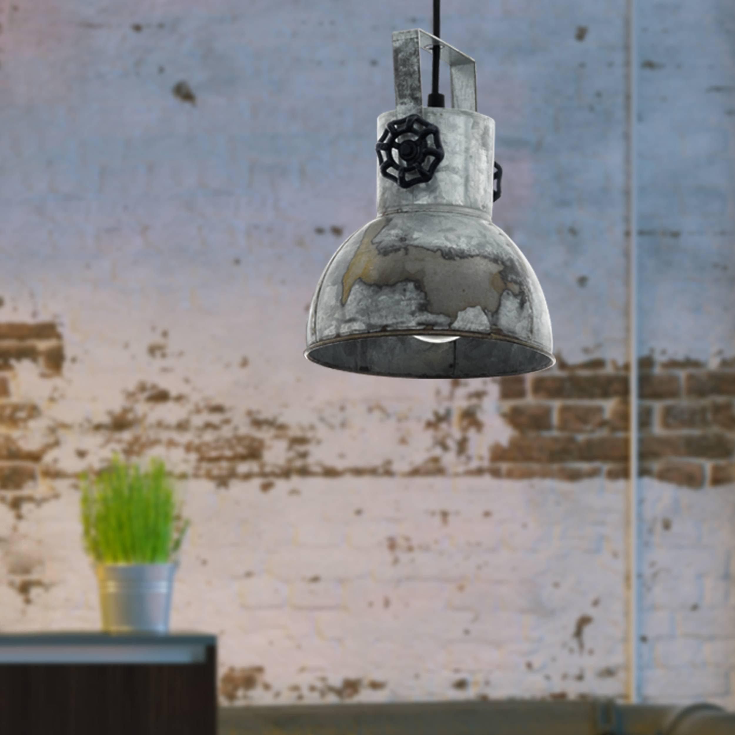 Suspension BARNSTAPLE gris Ø17,5cm