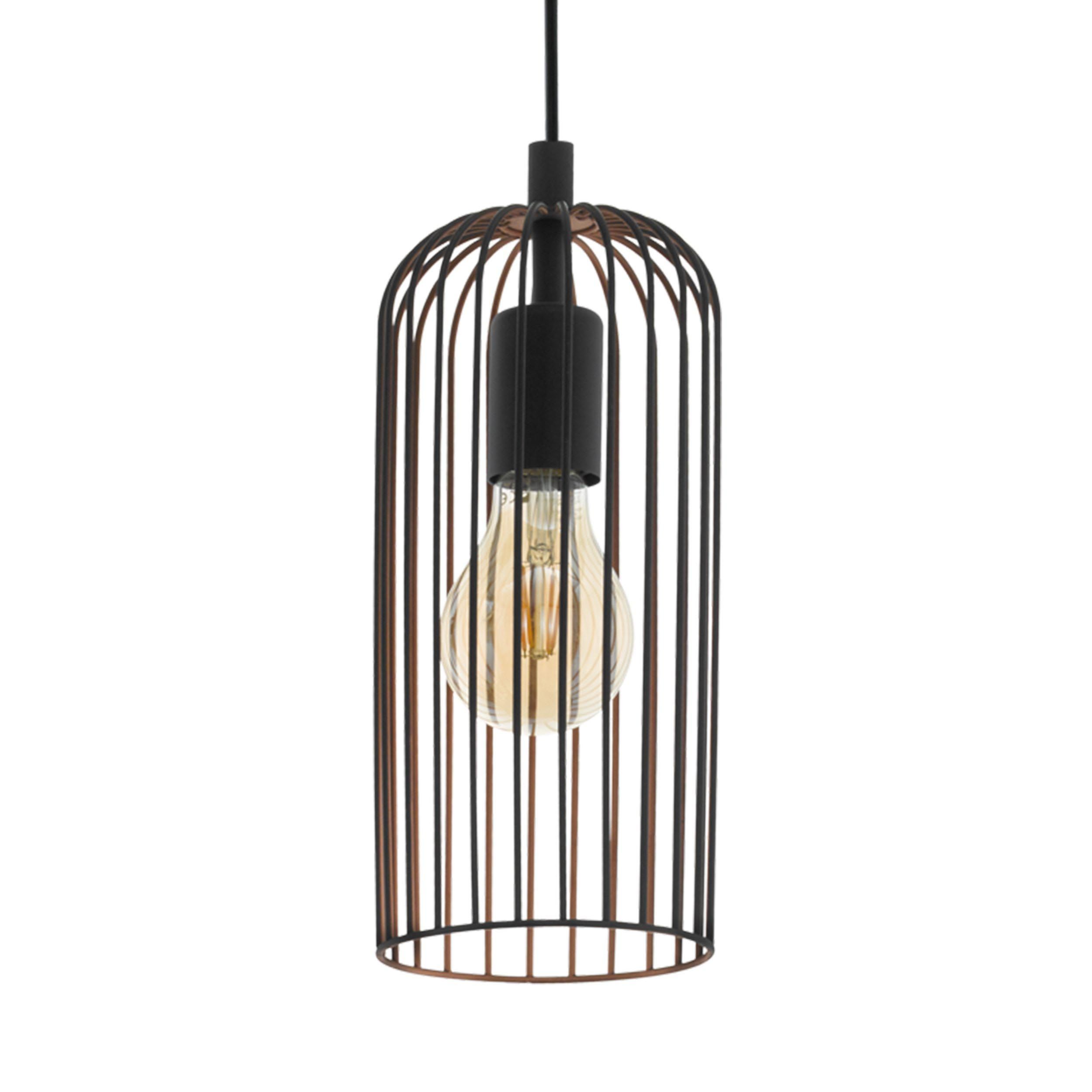 Suspension ROCCAMENA noir Ø13cm