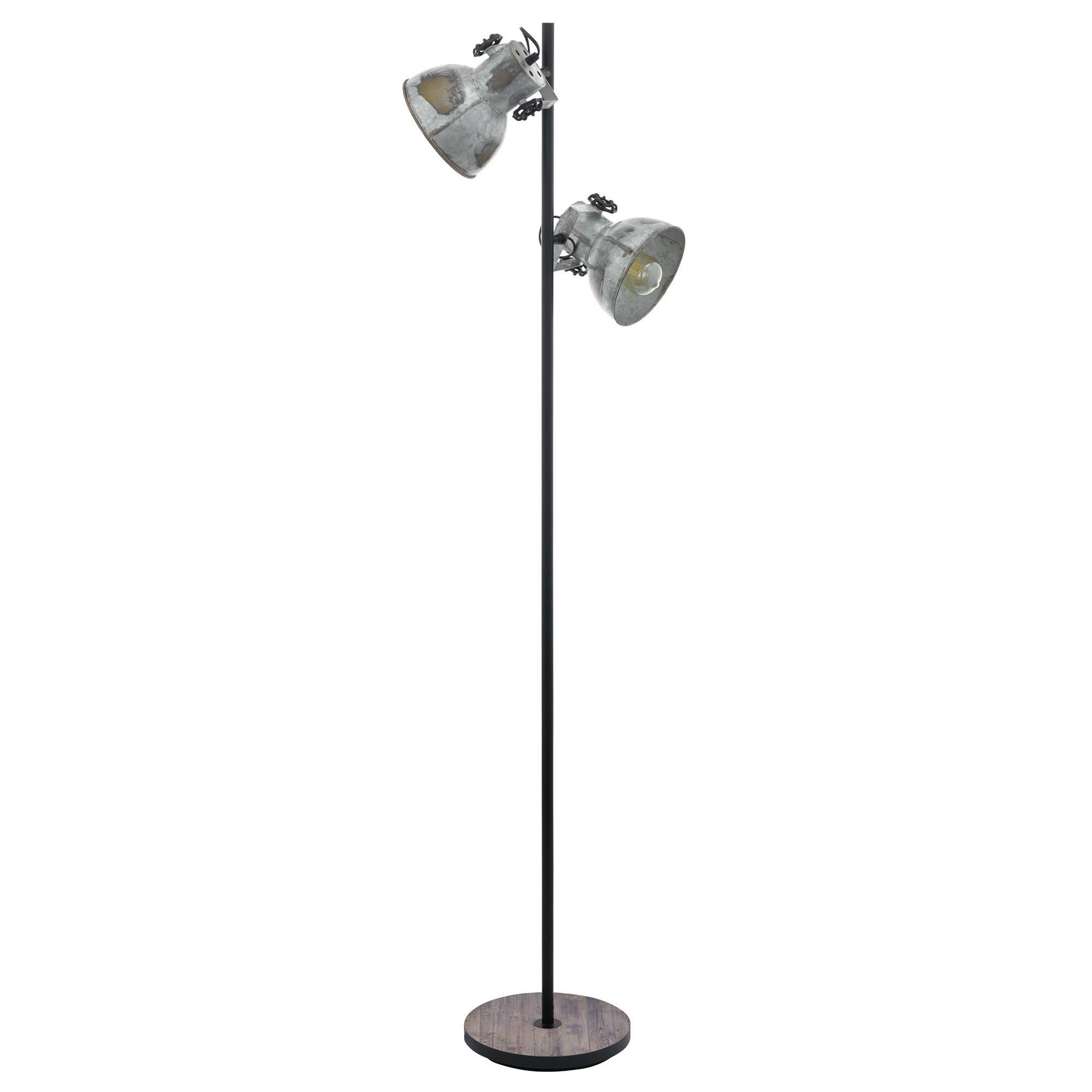 Lampadaire BARNSTAPPLE gris H158cm