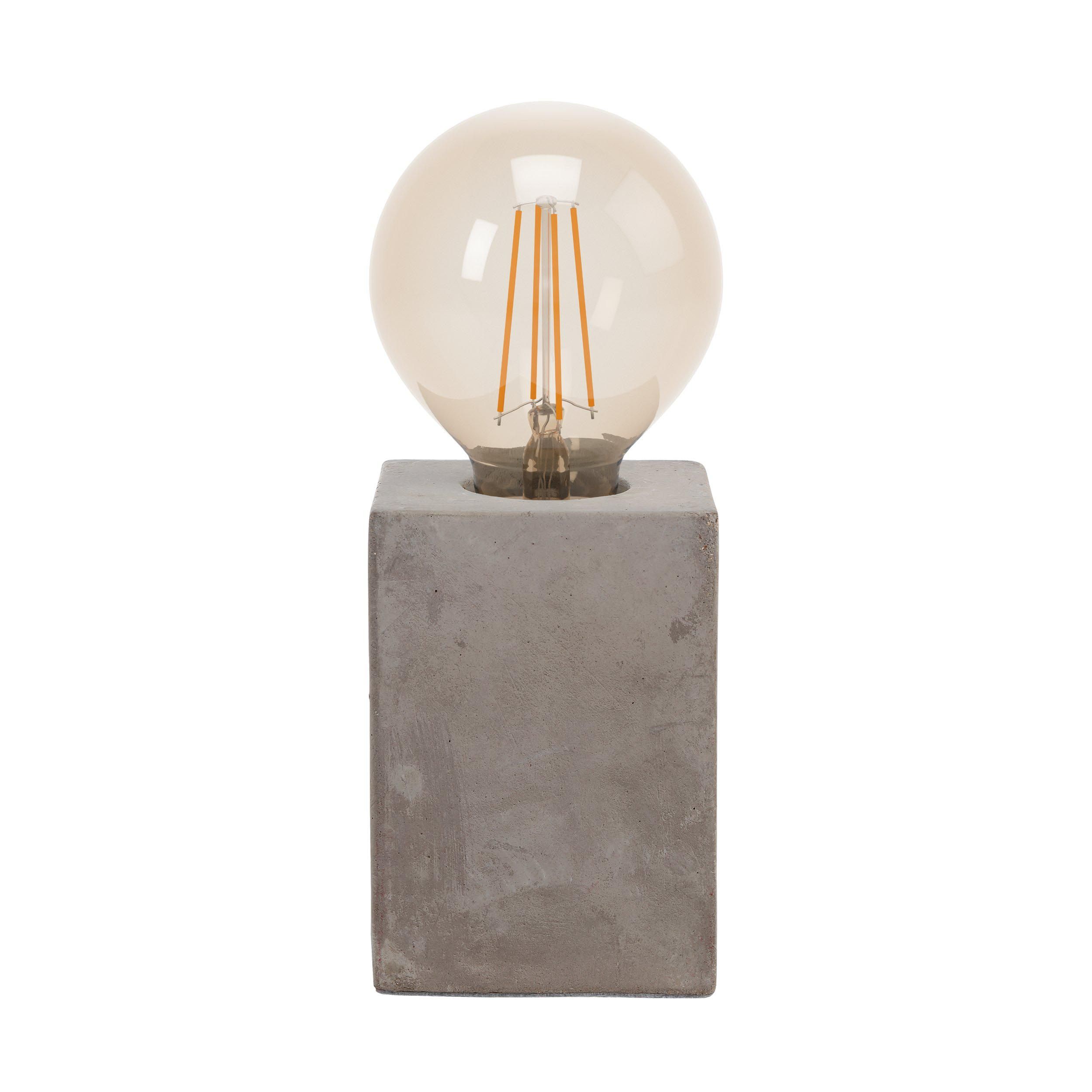 Lampe PRESTWICK beton gris H13cm
