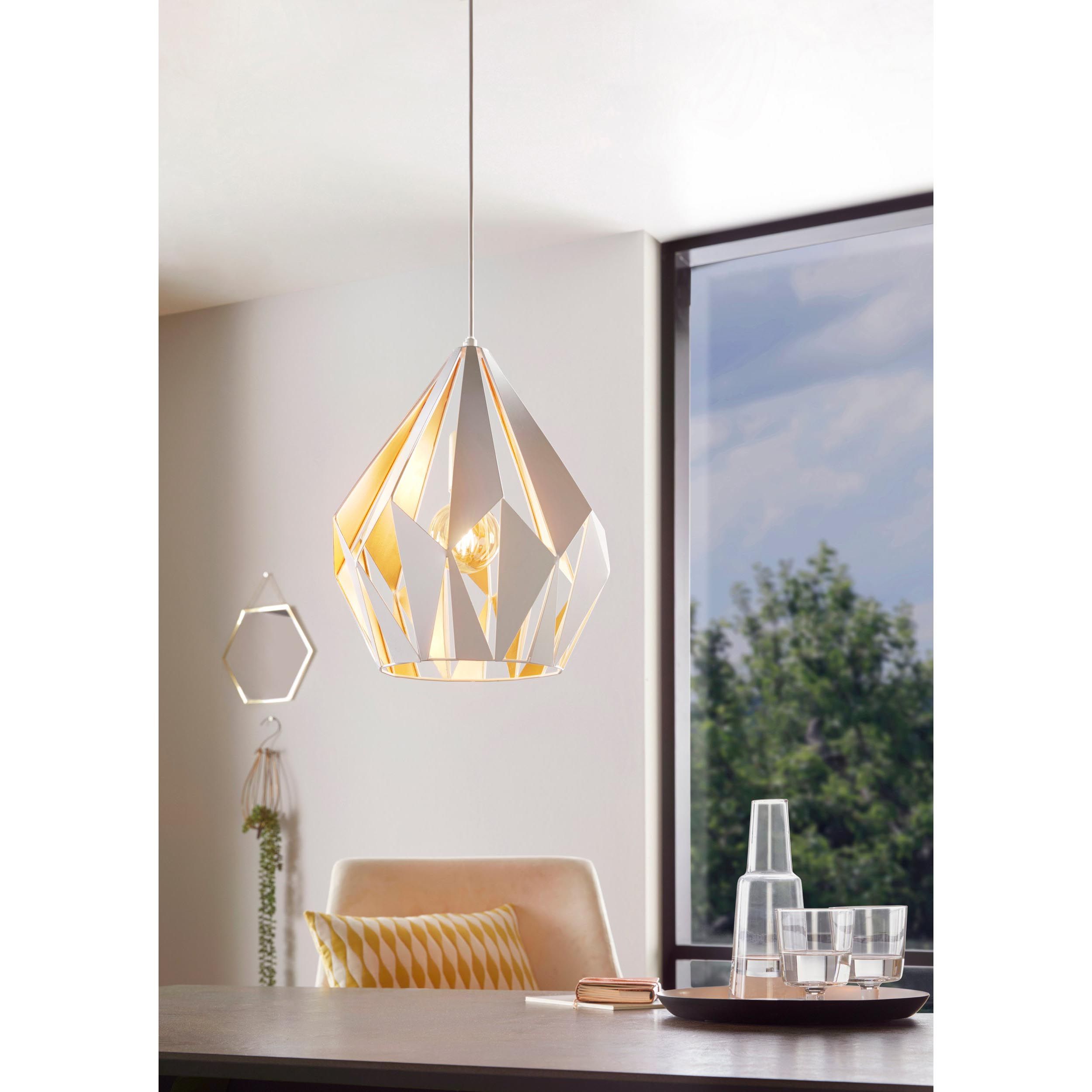 Suspension CARLTON 1 blanc Ø31cm