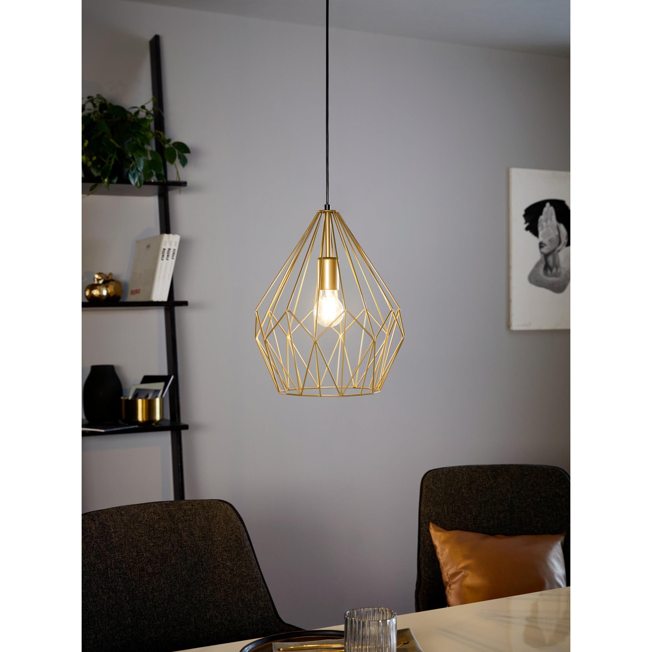 Suspension CARLTON 2 doré Ø31cm