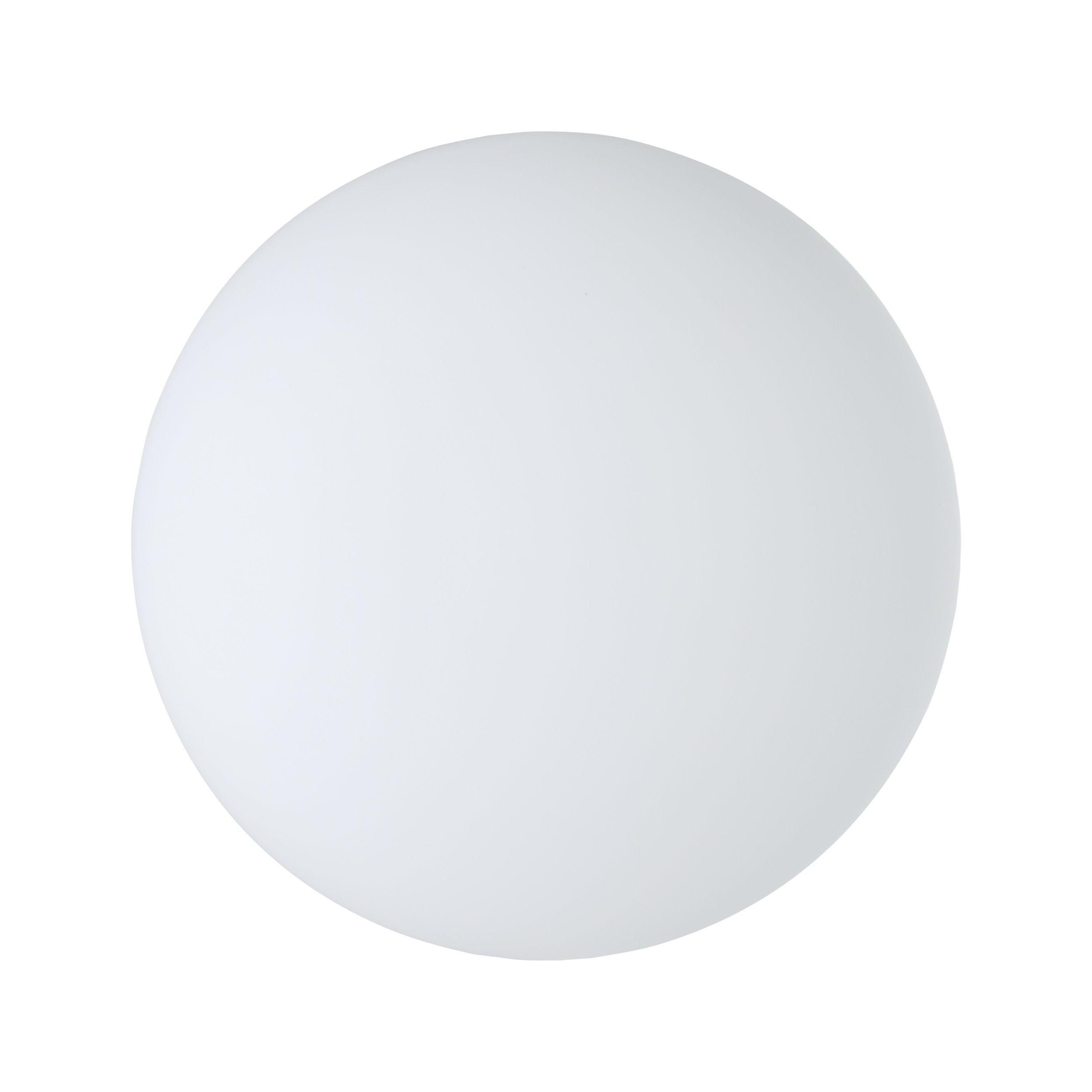 Plafonnier ELLA verre blanc Ø20cm