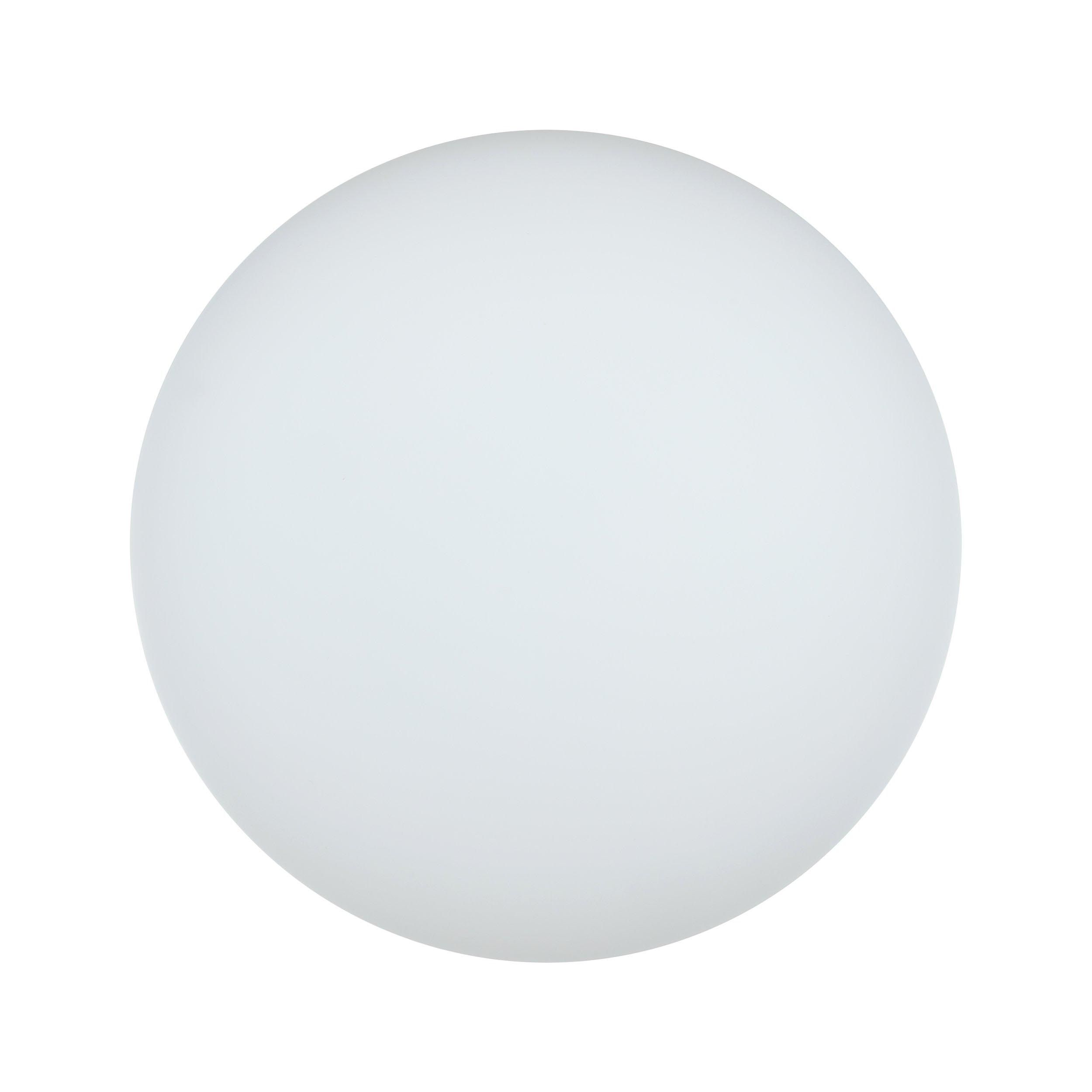Plafonnier ELLA verre blanc Ø28cm
