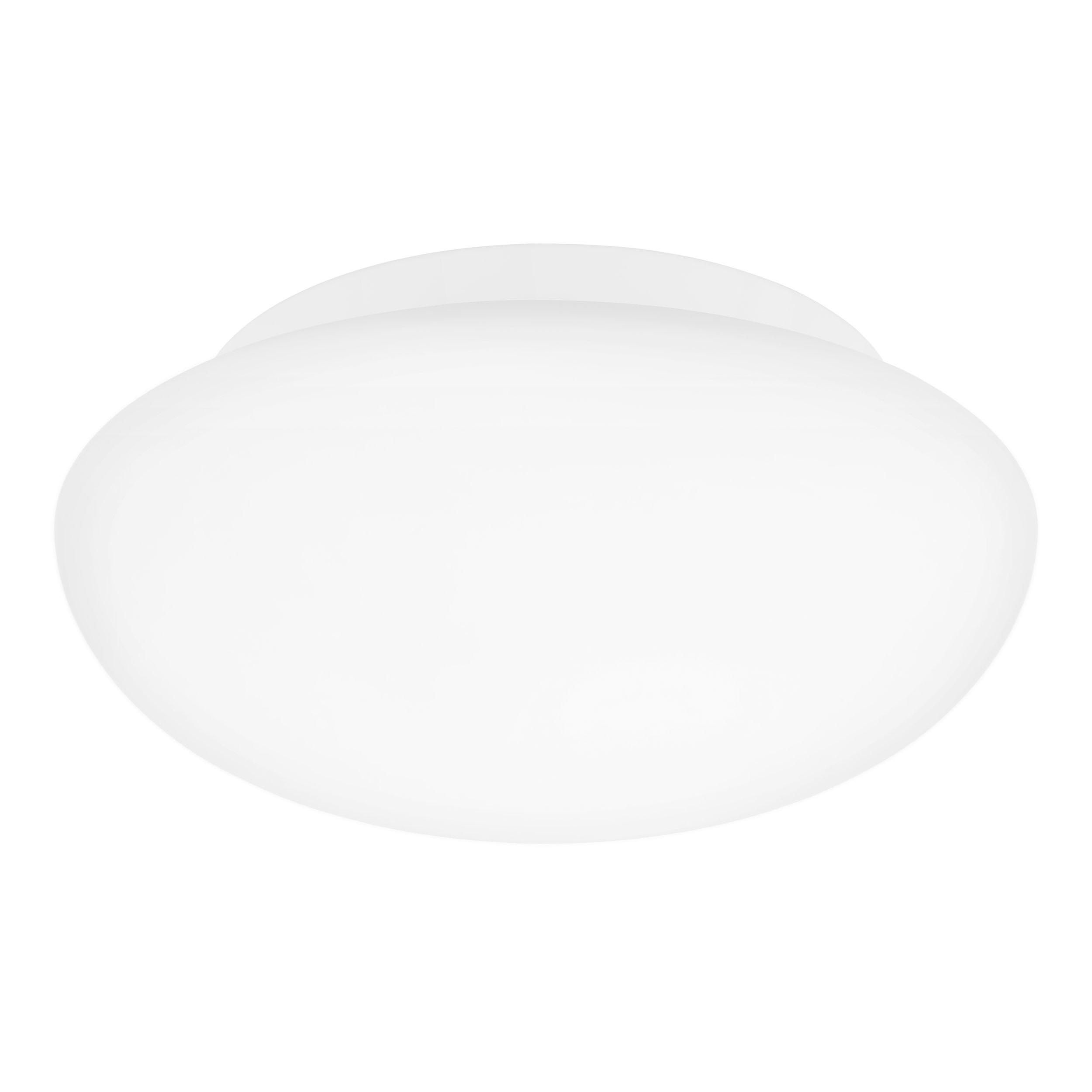 Plafonnier ELLA verre blanc Ø28cm