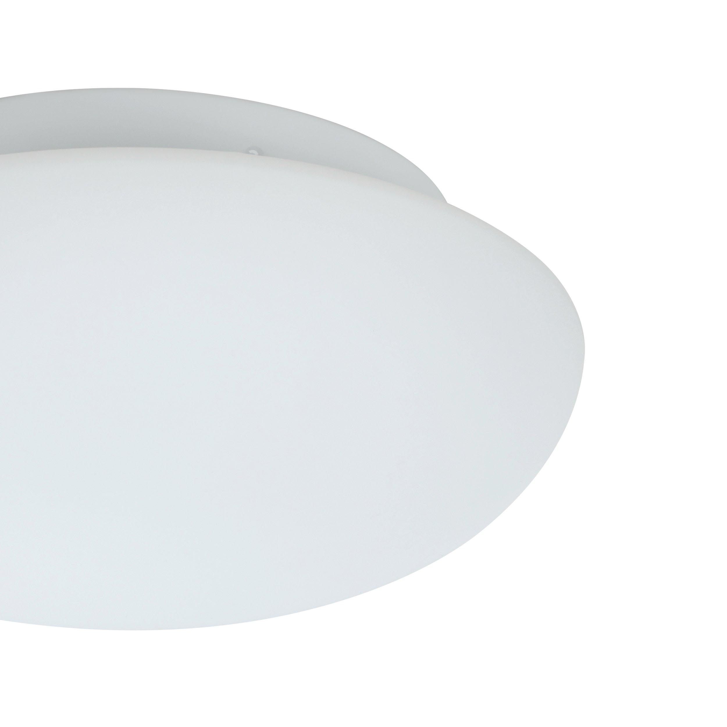 Plafonnier ELLA verre blanc Ø28cm