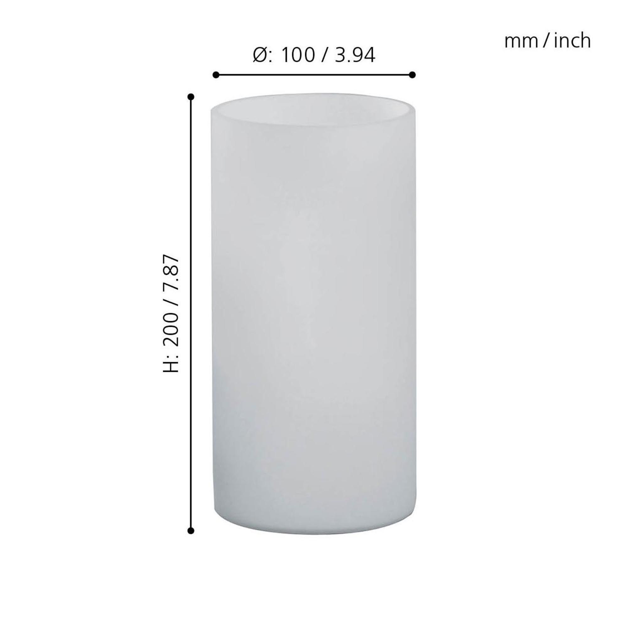 Lampe GEO blanc H20cm
