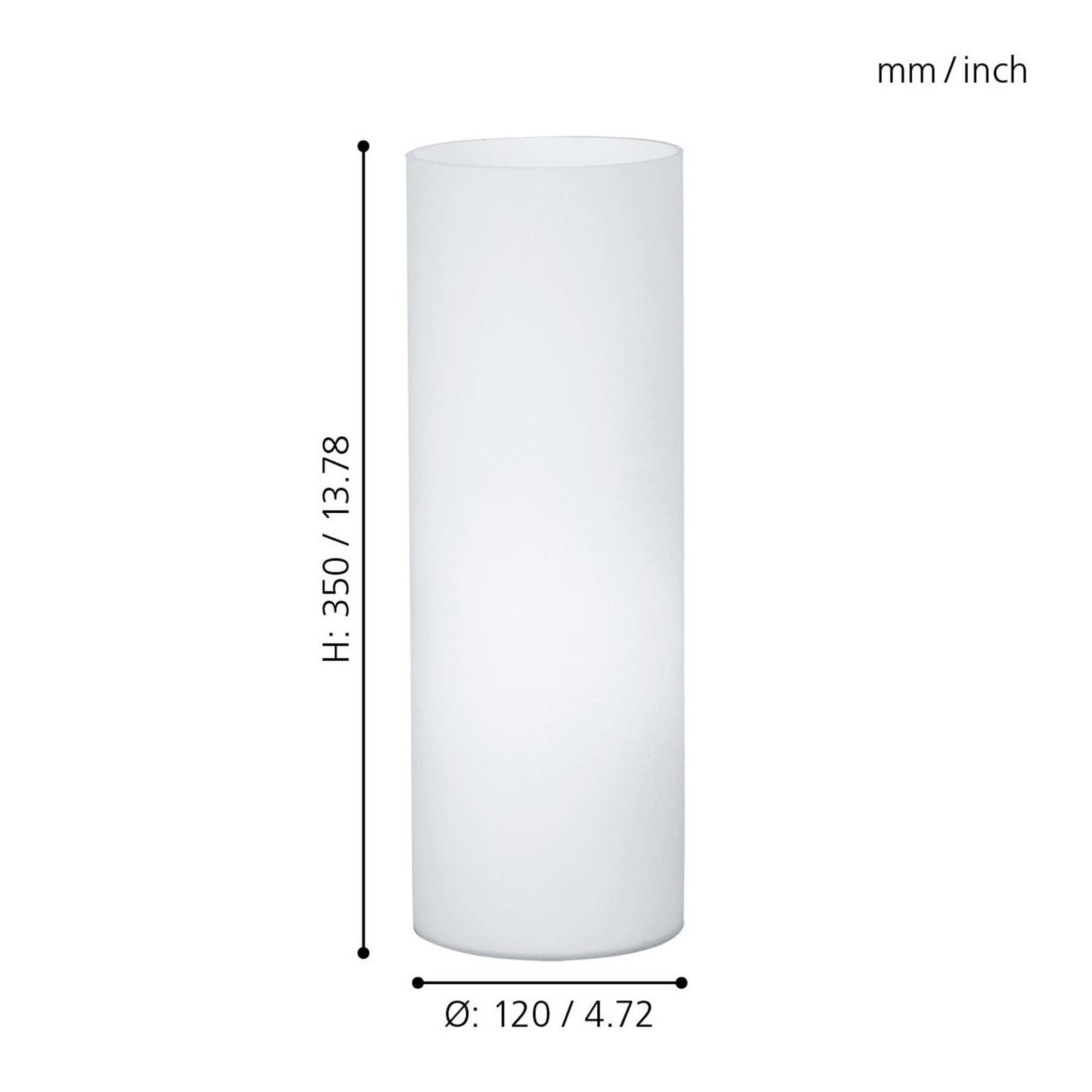 Lampe GEO blanc H35cm
