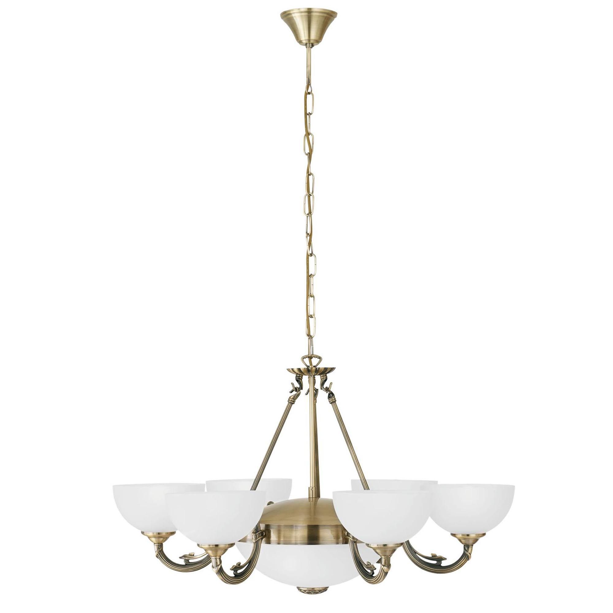 Lustre SAVOY verre/bronze Ø74cm
