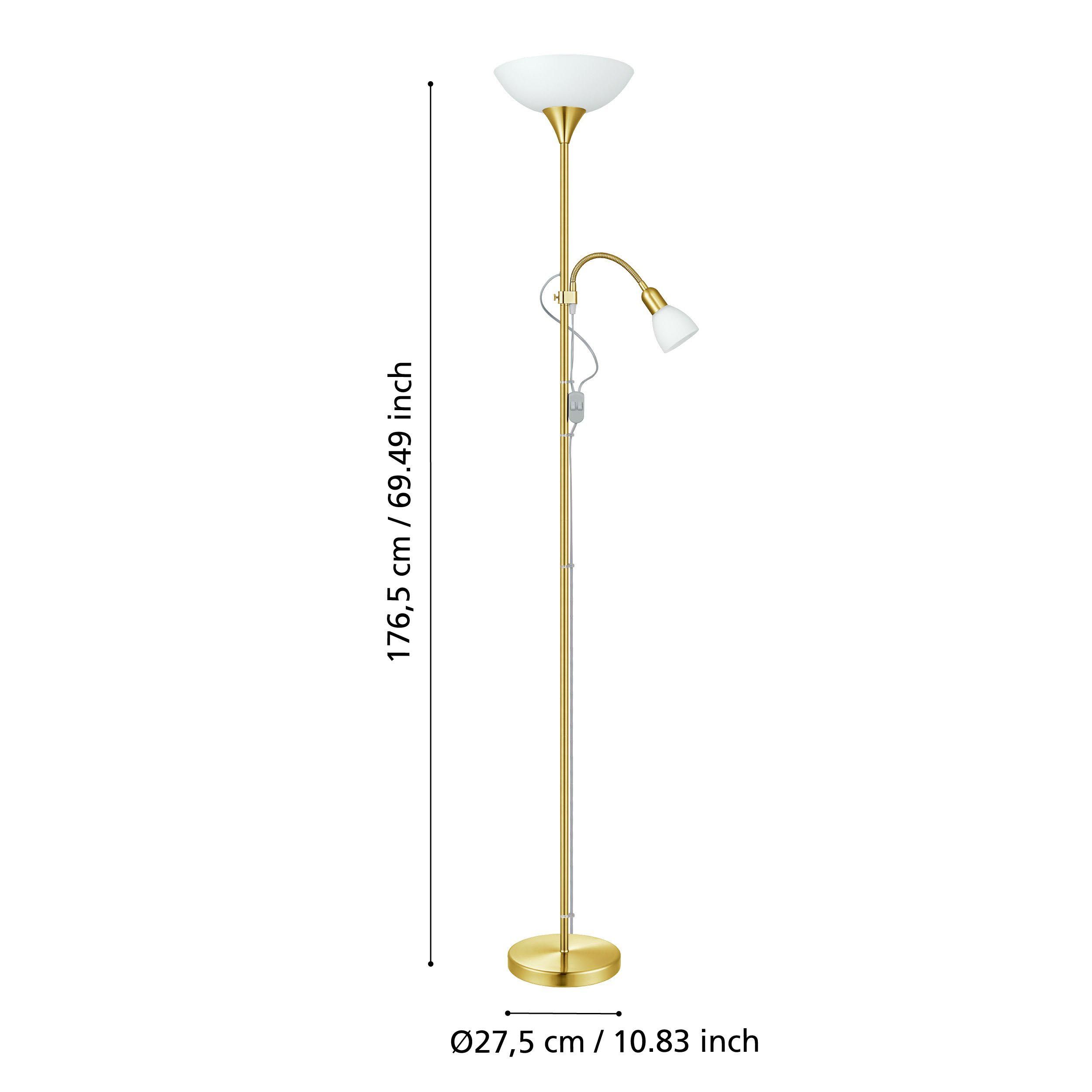 Lampadaire métal doré UP 2 E27 1X60W