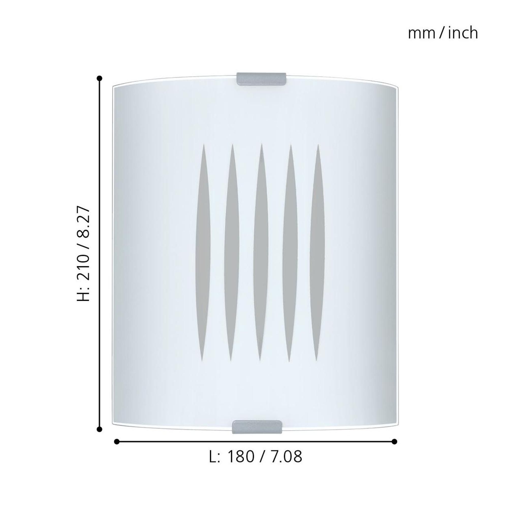Plafonnier GRAFIK blanc H21cm