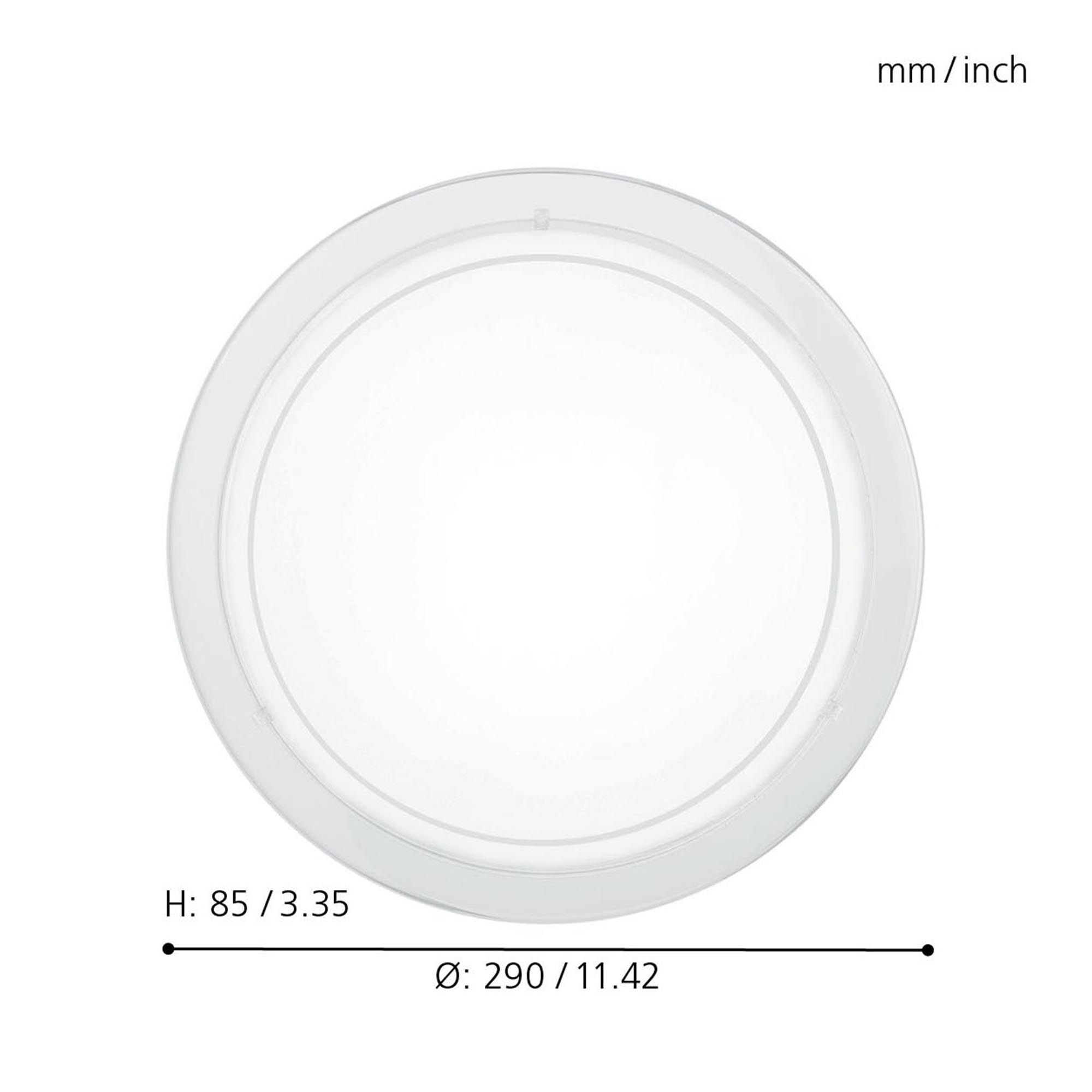 Plafonnier PLANET 1 blanc Ø29cm