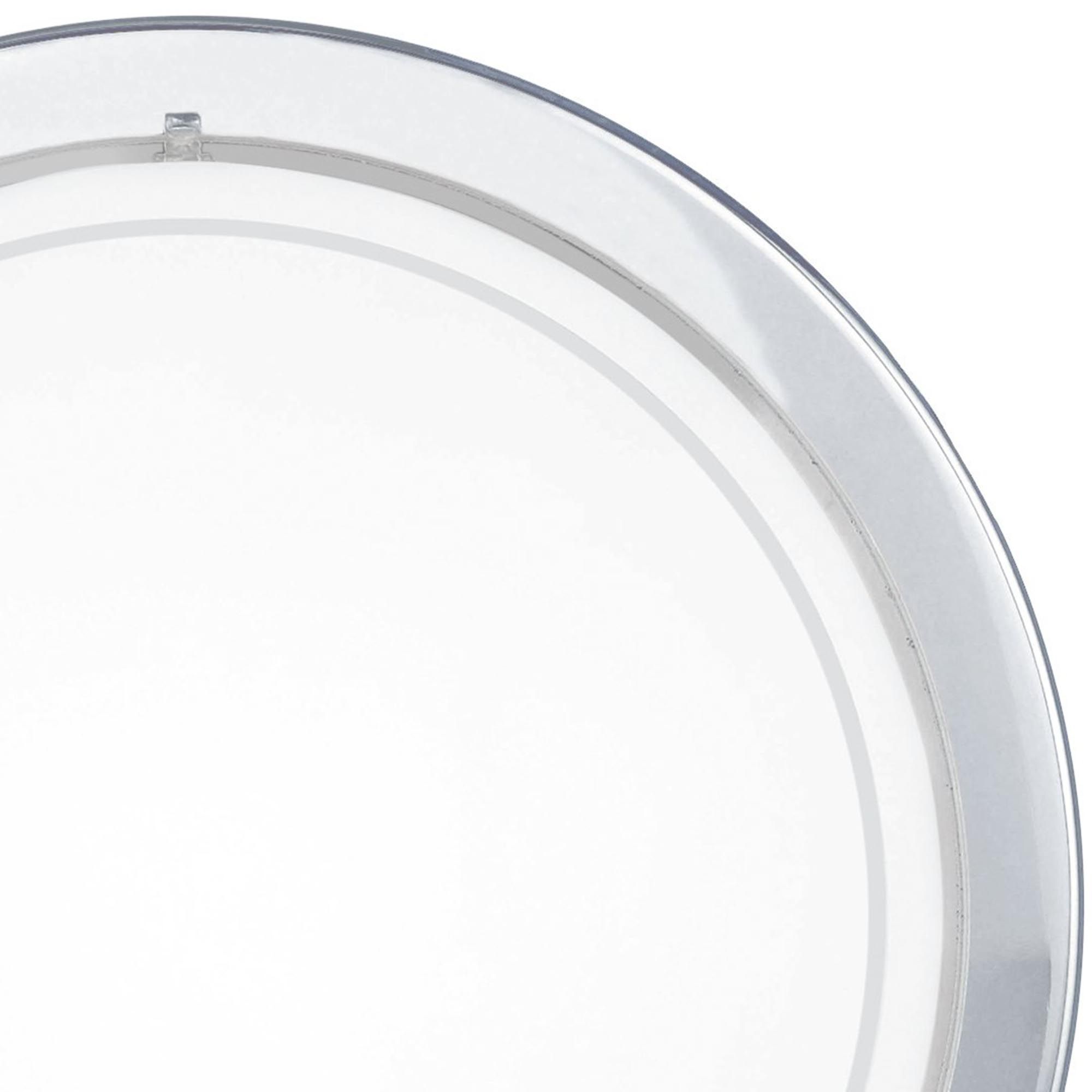 Plafonnier PLANET 1 argenté Ø29cm