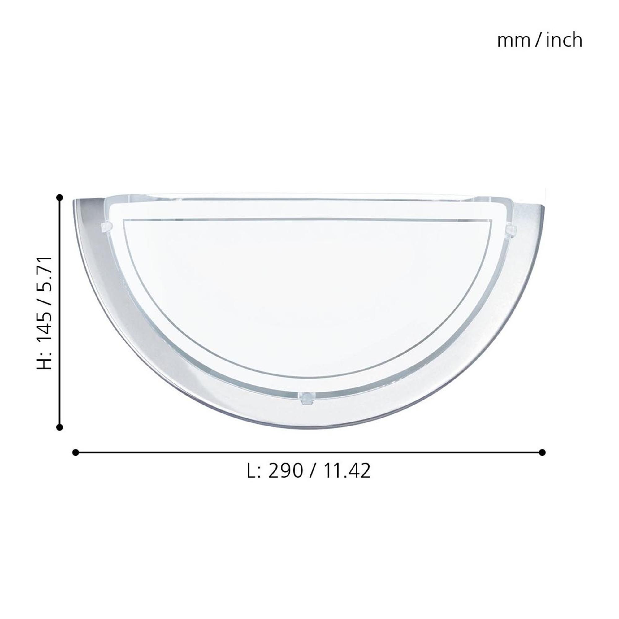 Applique PLANET 1 argenté Ø29cm