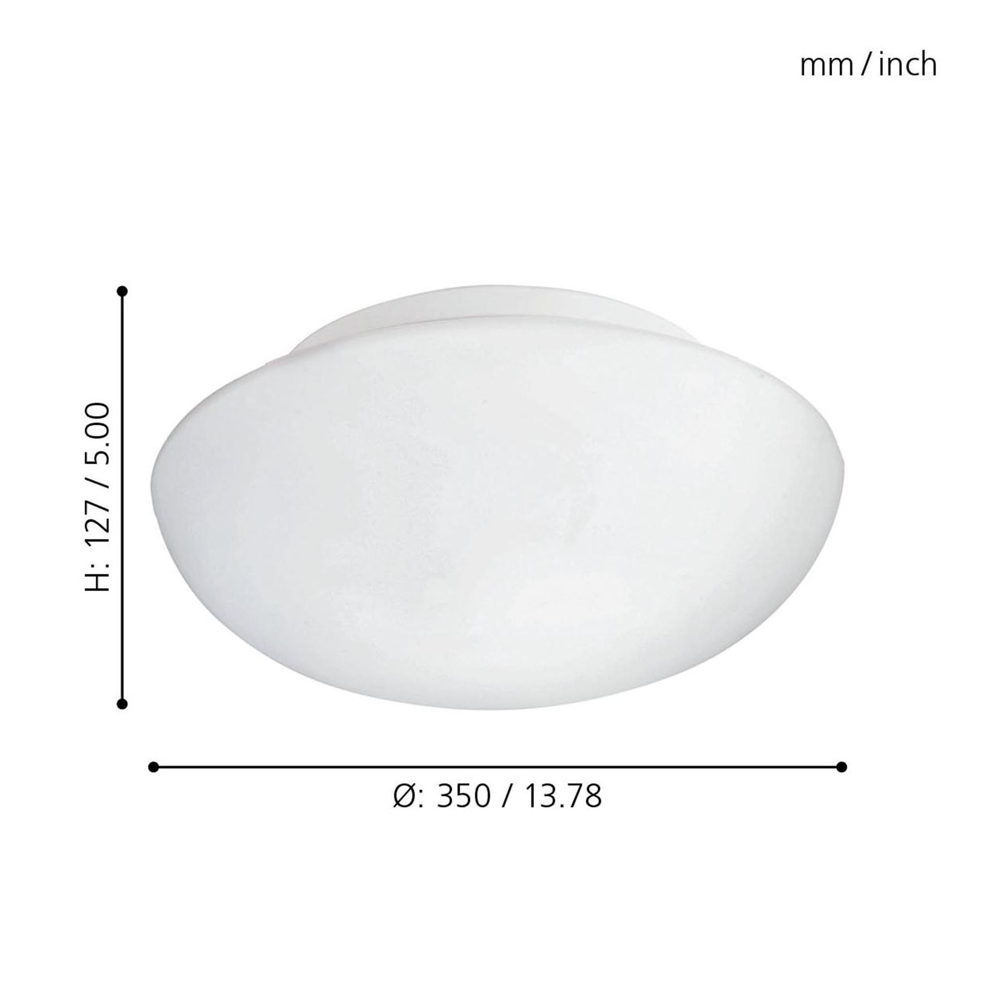Applique ELLA blanc Ø35cm