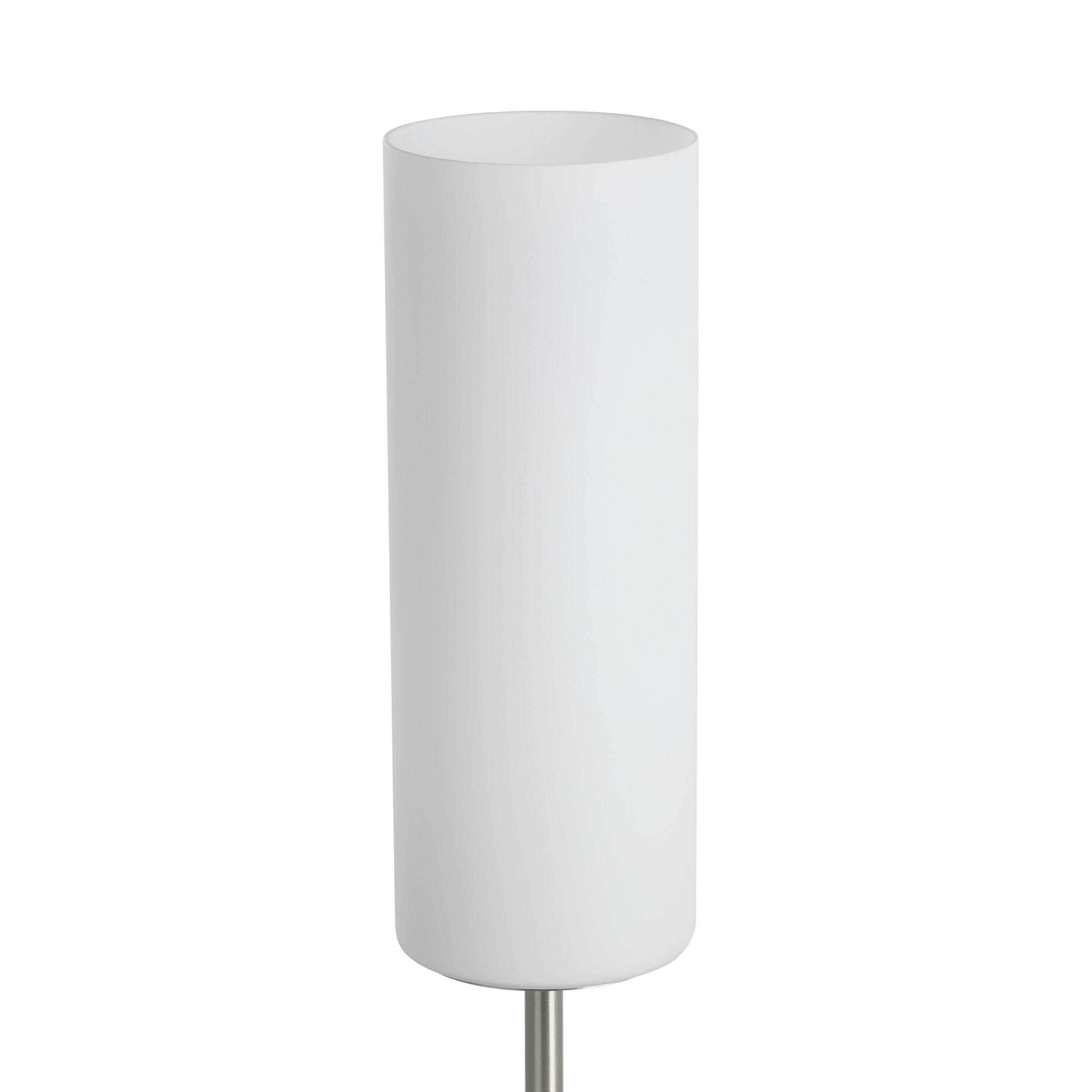 Lampe TROY 3 argenté H46cm