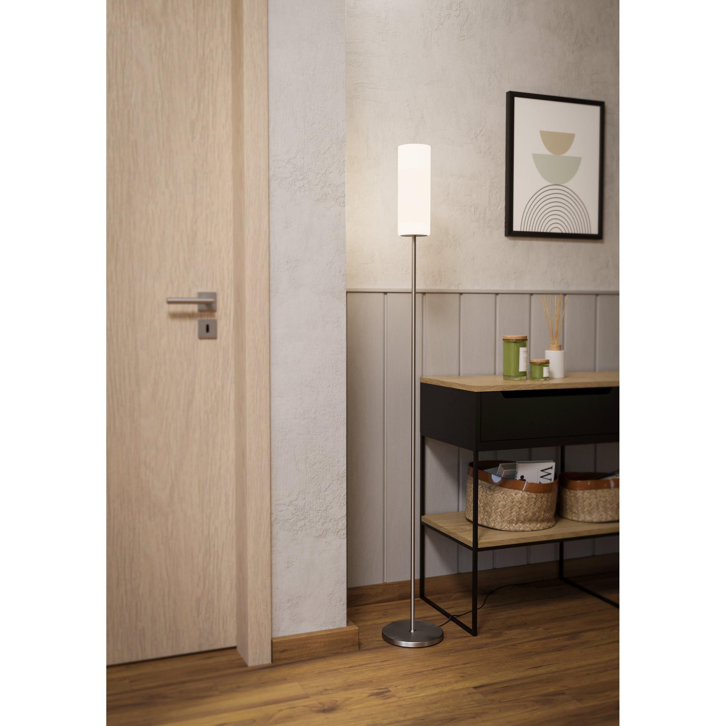Lampadaire TROY 3 argenté H153cm