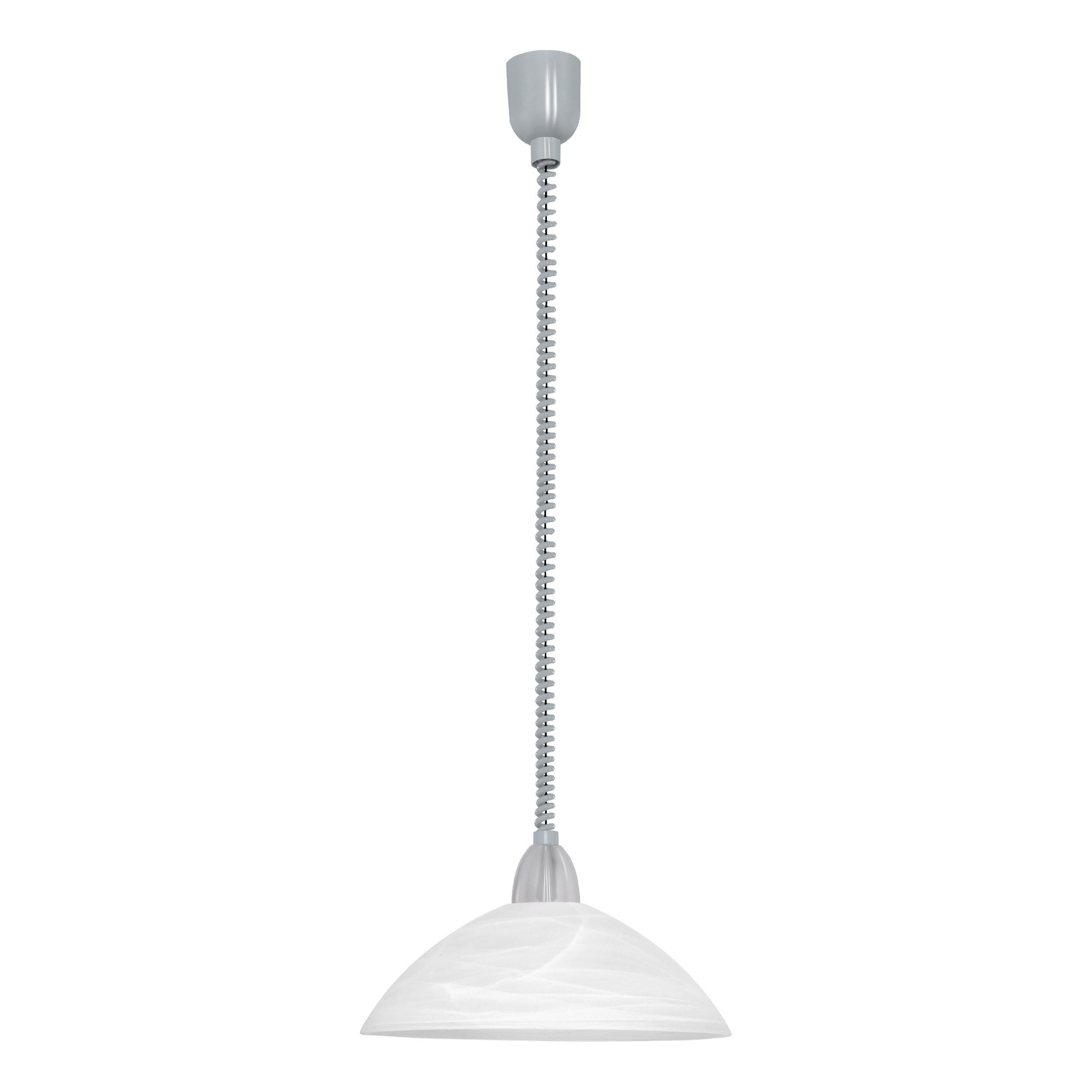 Suspension LORD 2 verre gris Ø36cm