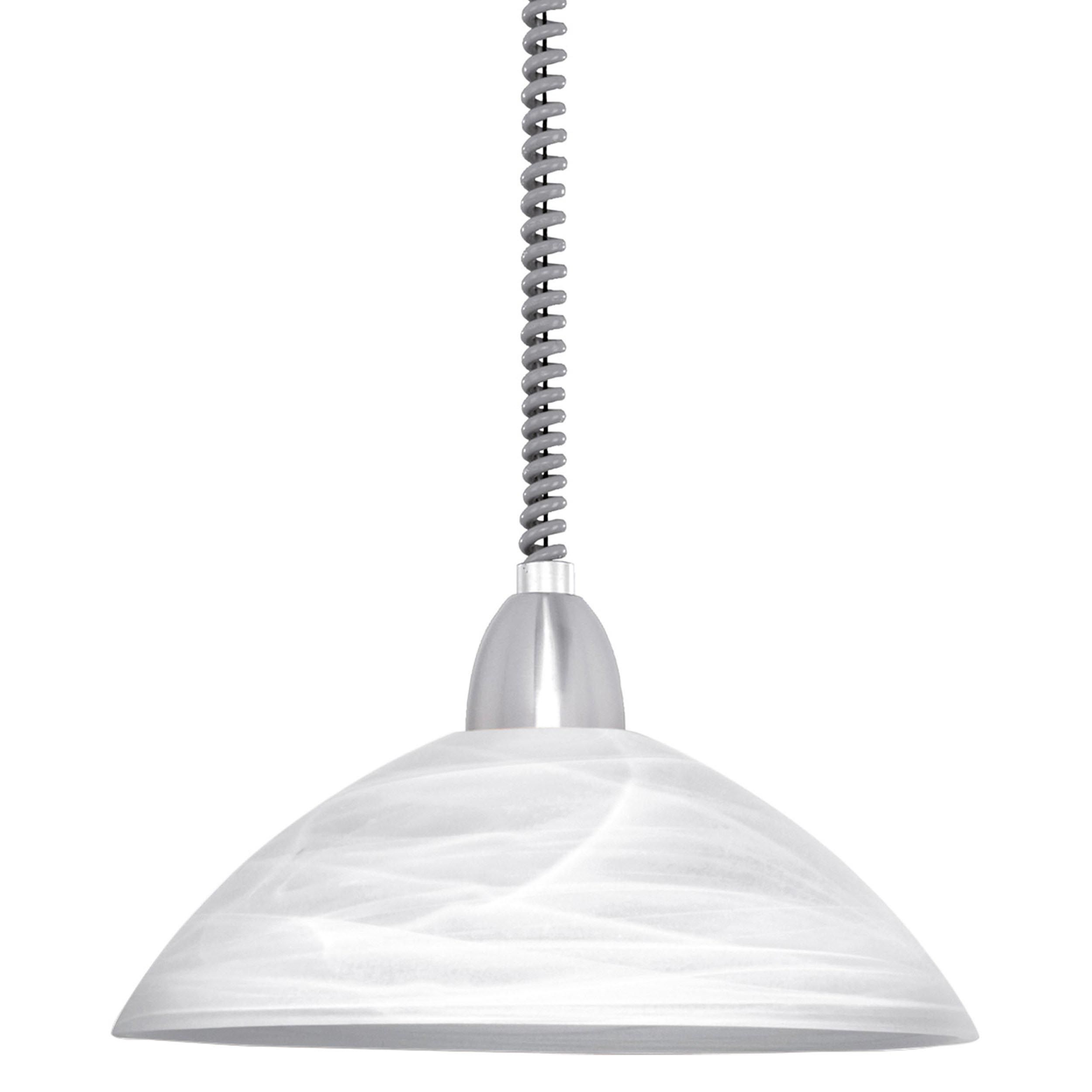 Suspension verre gris LORD 2 E27 1X60W