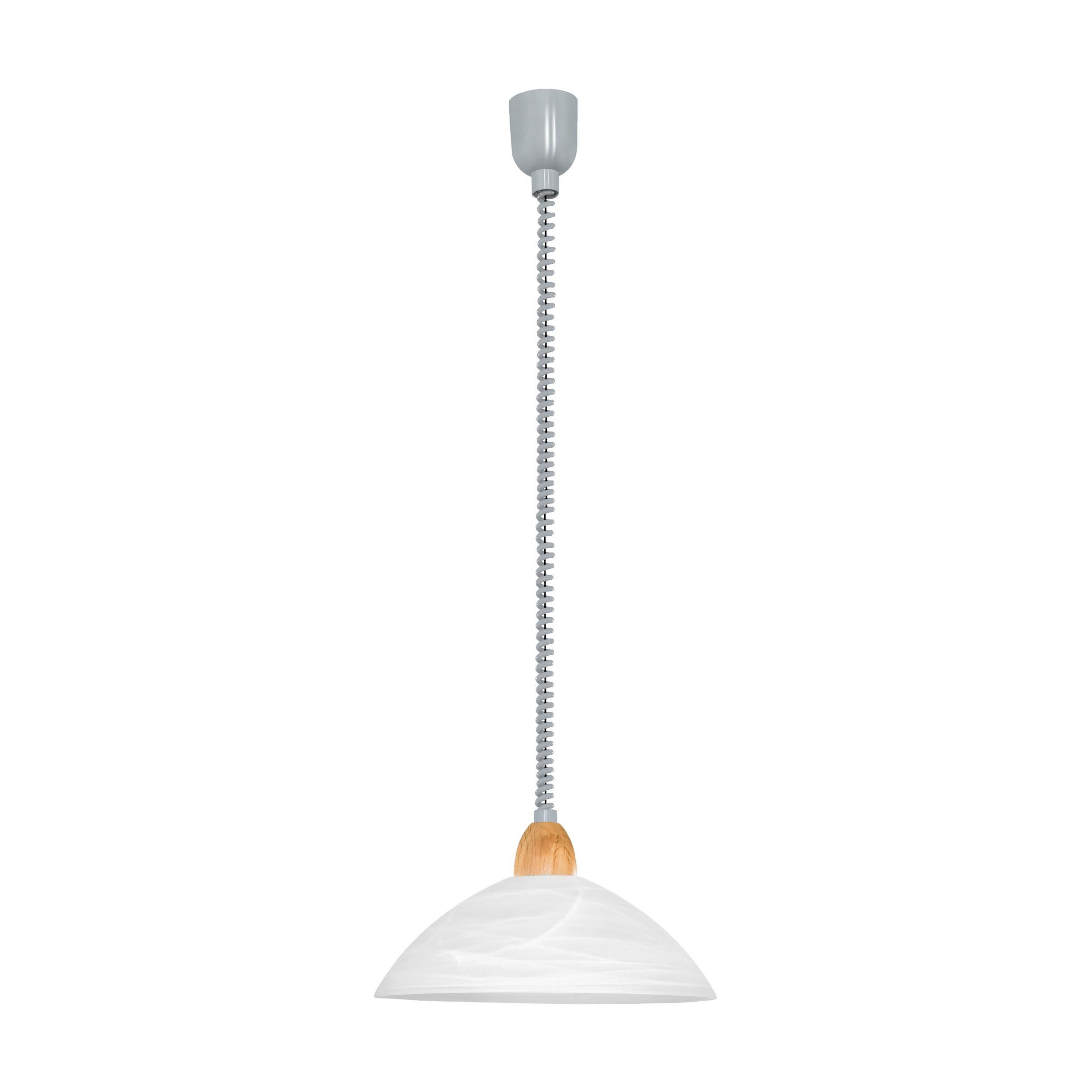 Suspension LORD 2 verre argenté Ø36cm