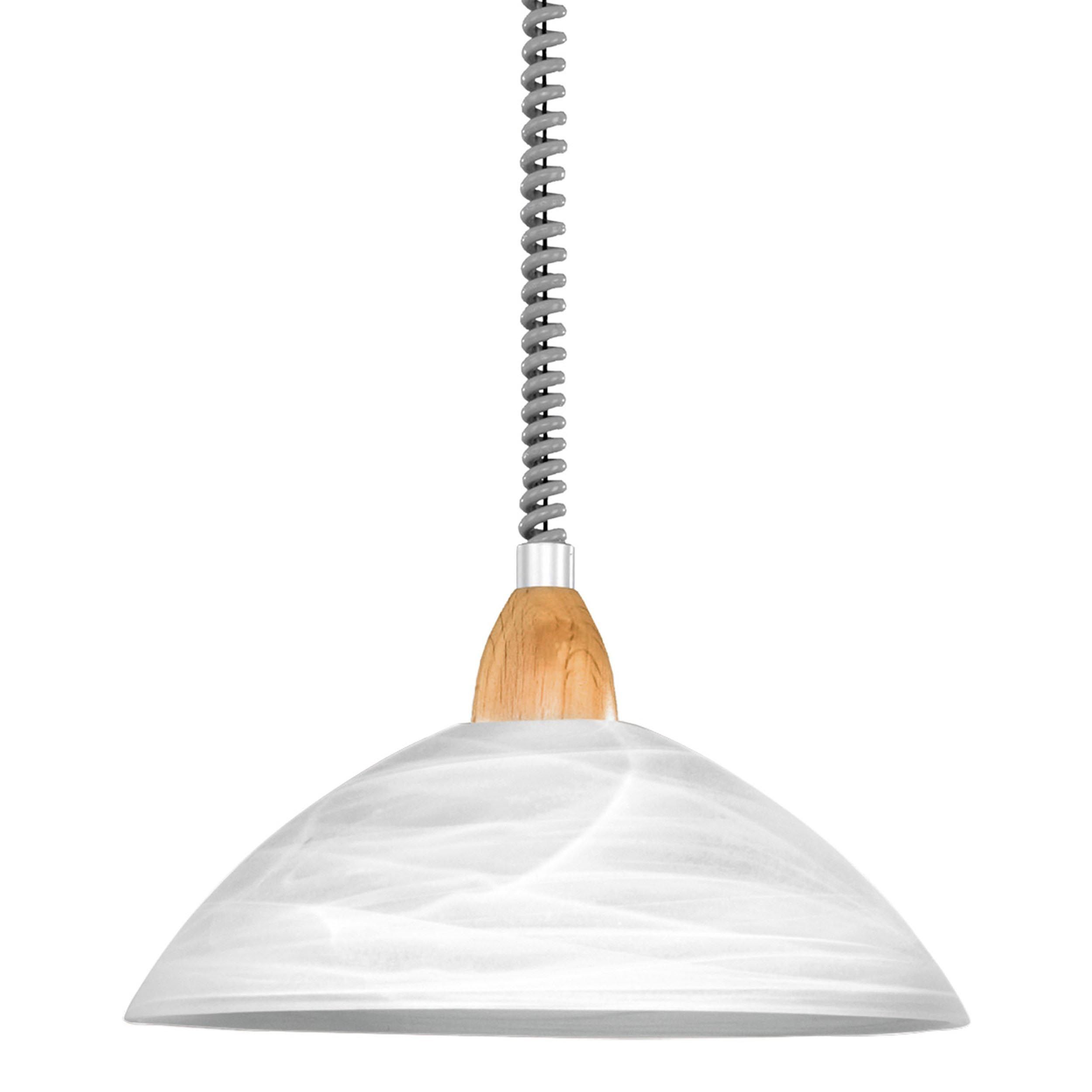Suspension LORD 2 verre argenté Ø36cm