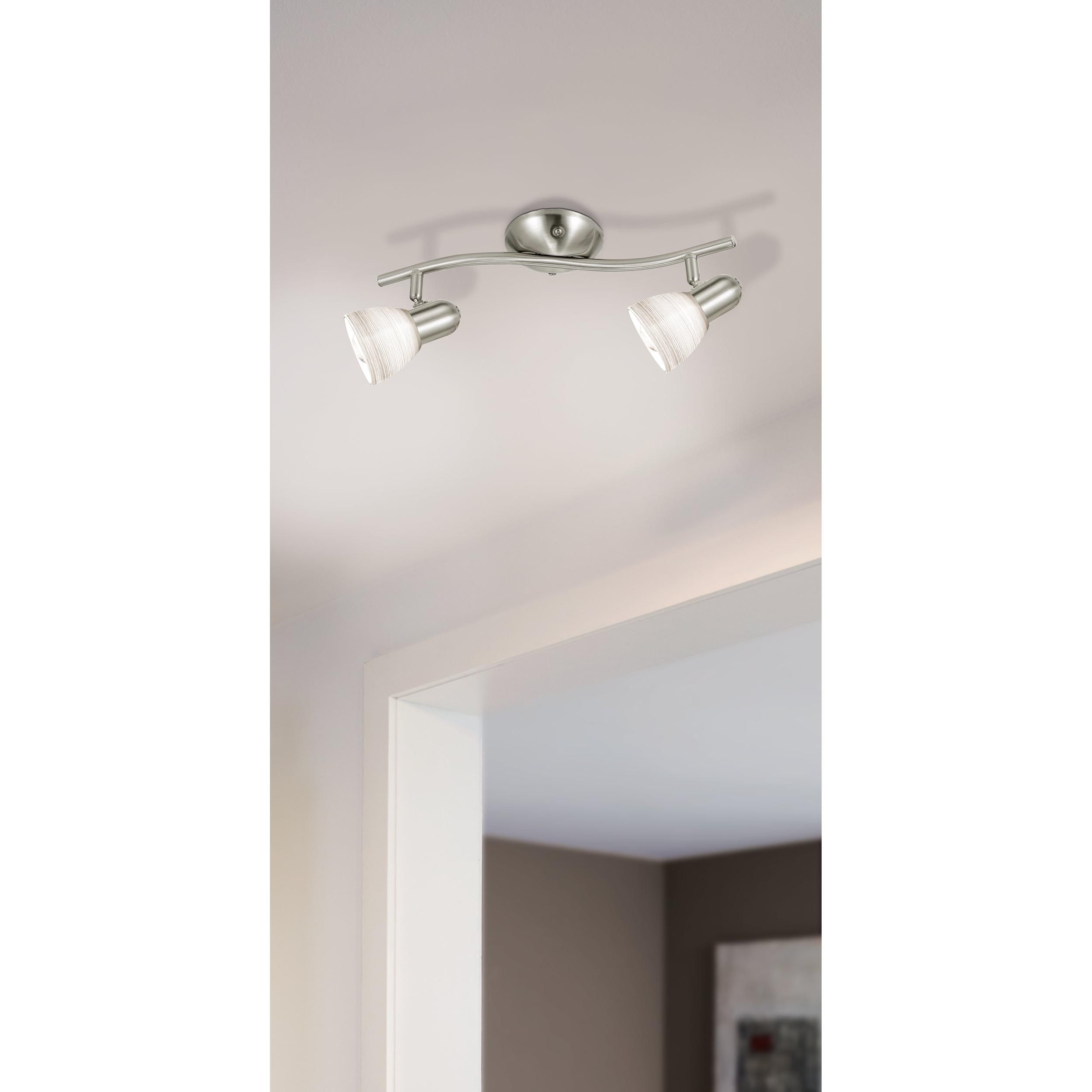 Réglette DAKAR 1 nickel mat L37cm