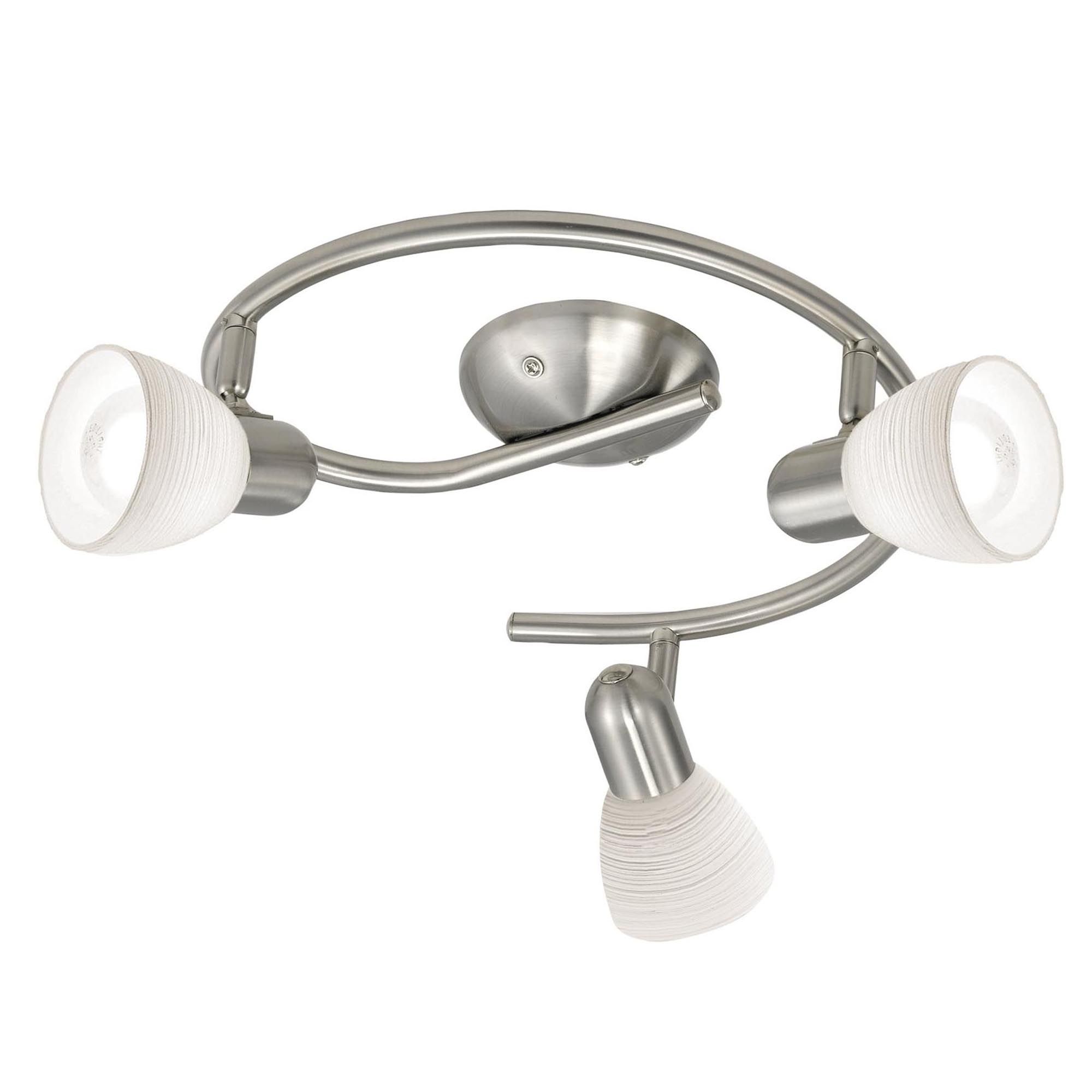Réglette DAKAR 1 nickel mat Ø29,5cm