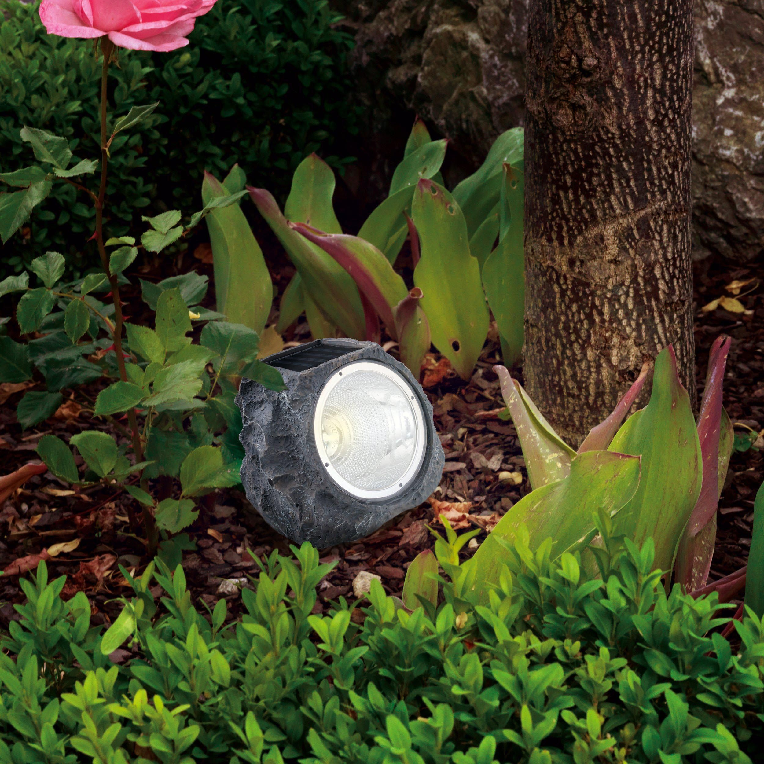 Objet lumineux extérieur plastique gris Z_SOLAR L13,5 cm LED INT 4X0,06W