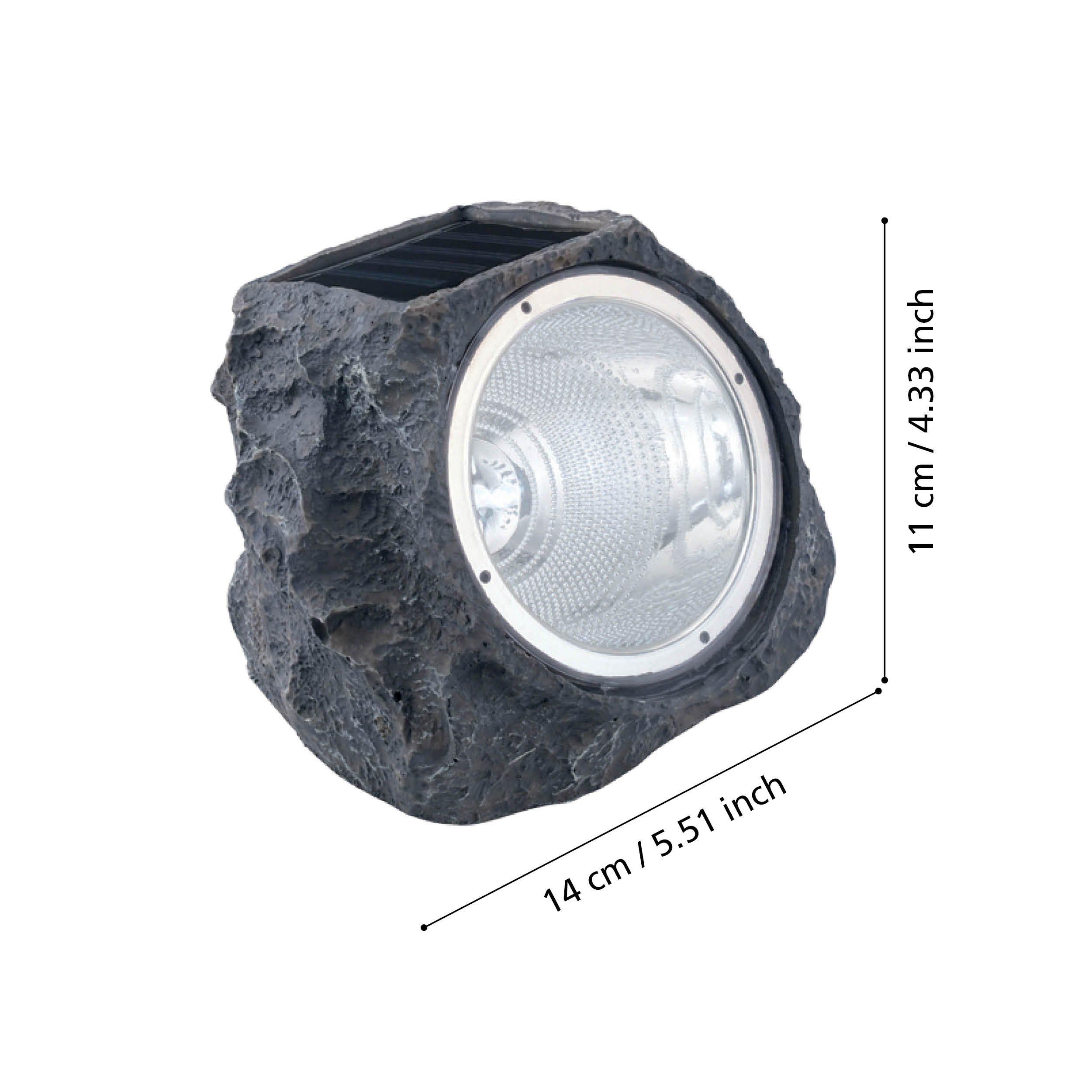 Objet lumineux extérieur plastique gris Z_SOLAR L13,5 cm LED INT 4X0,06W