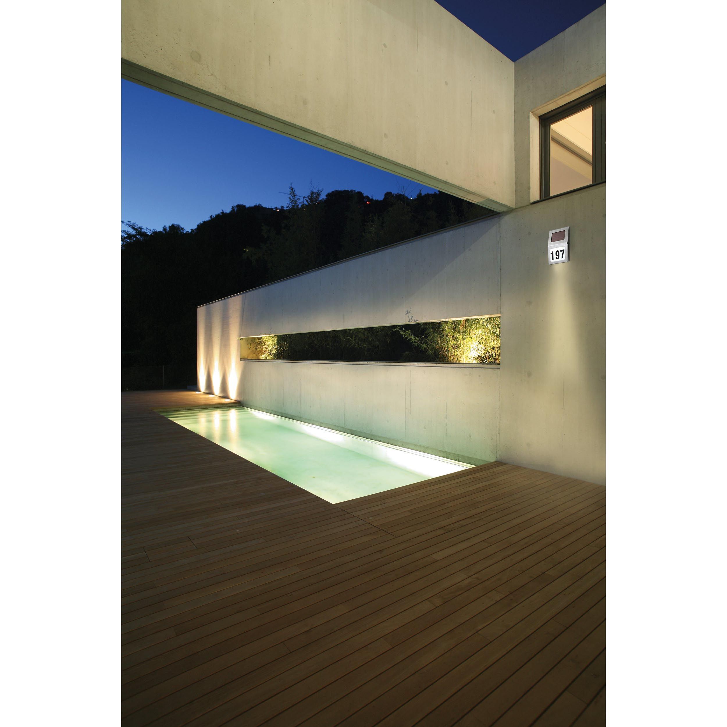 Applique extérieur LED Z_SOLAR nickel H30cm