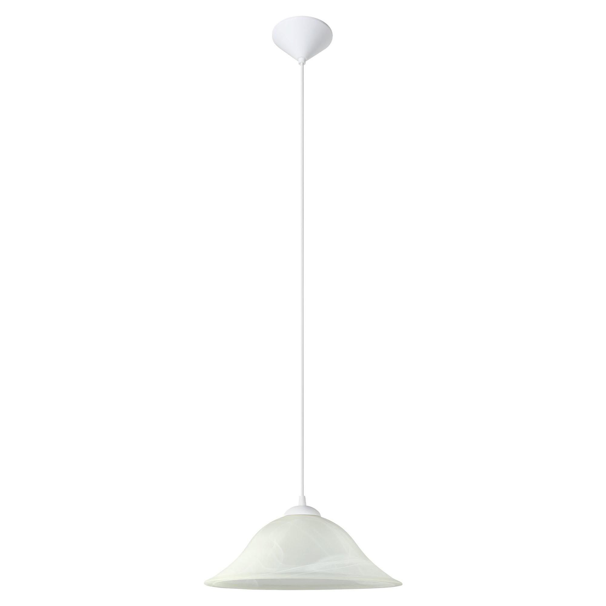 Suspension ALBANY blanc Ø35cm