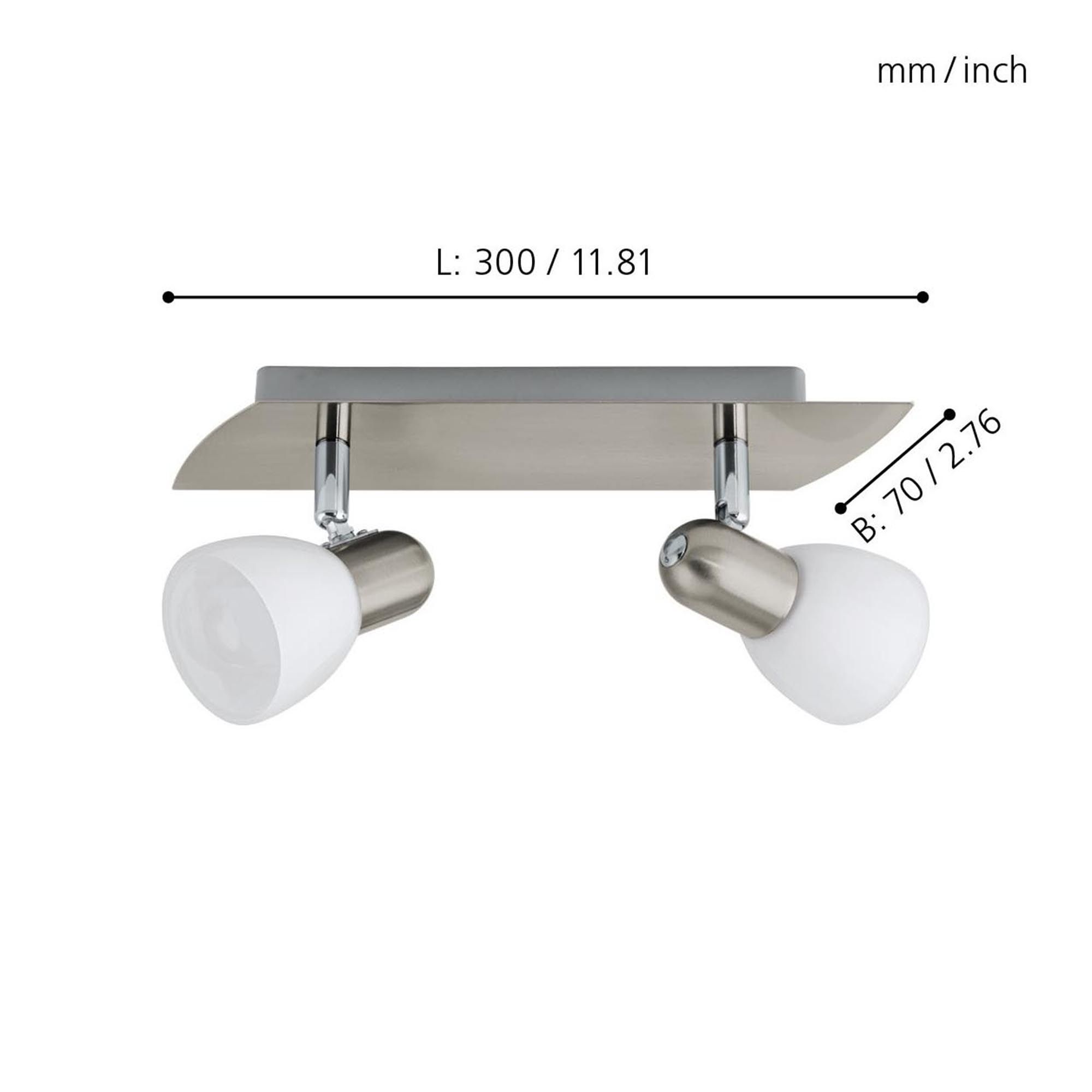 Réglette ENEA gris L30cm