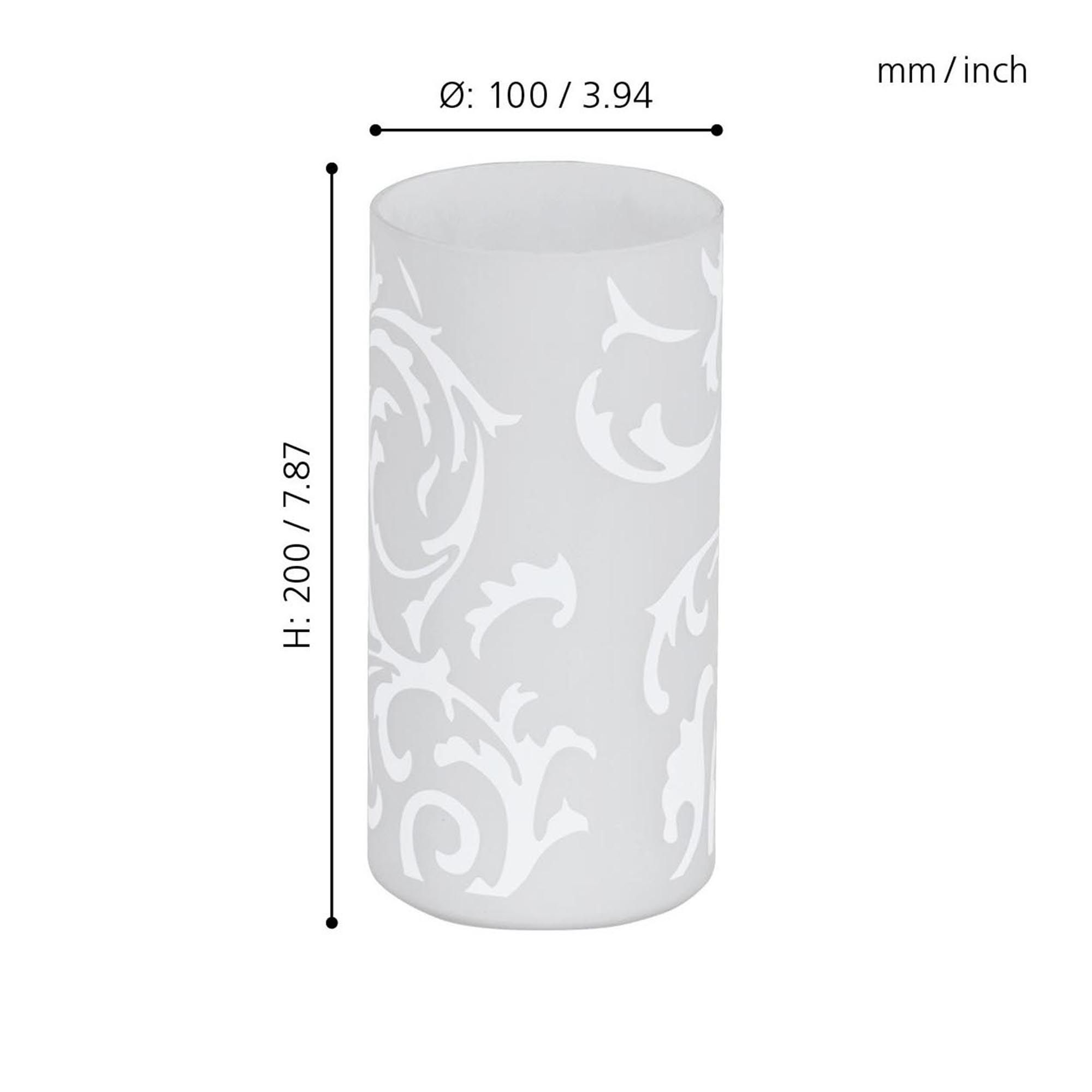 Lampe GEO blanc H20cm