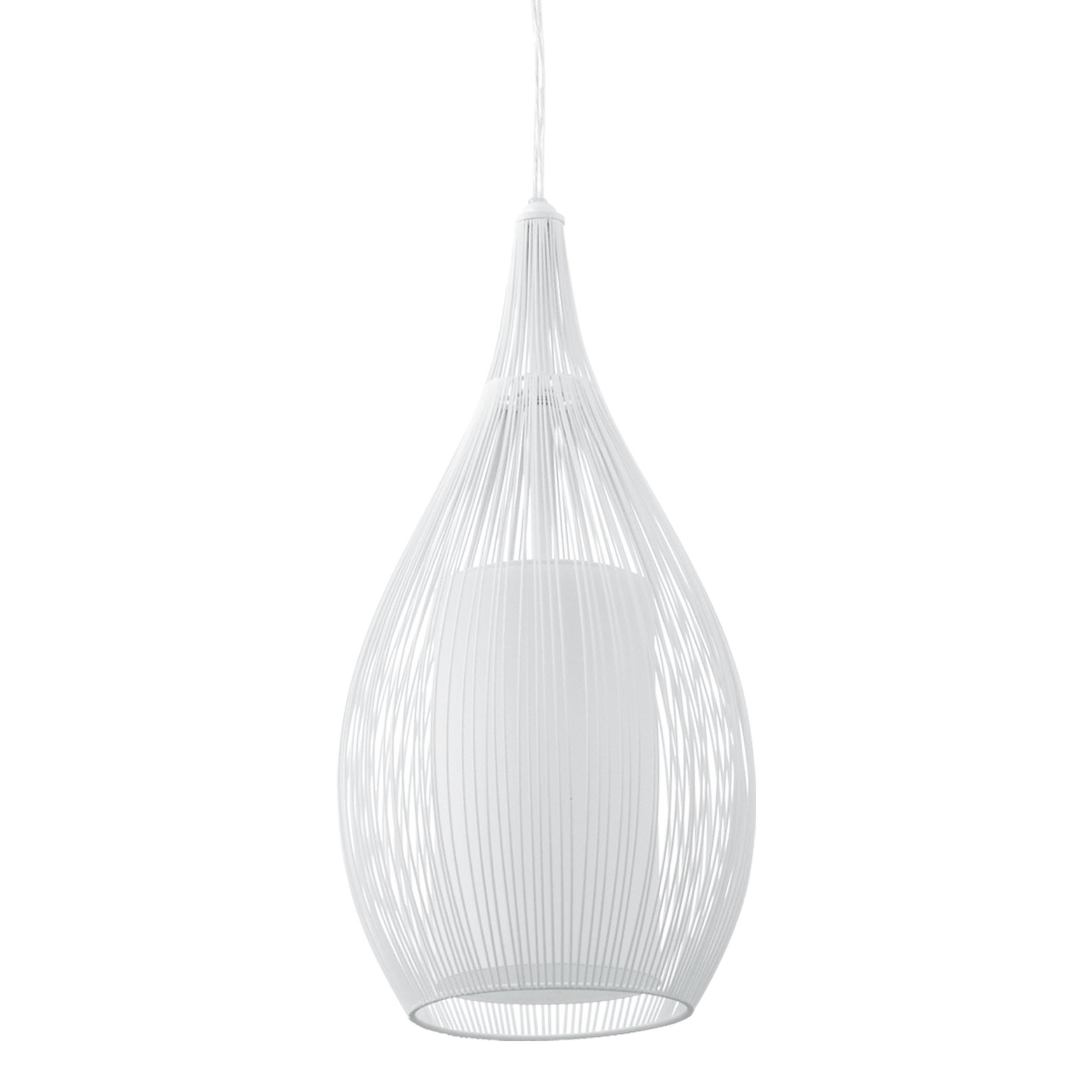 Suspension RAZONI blanc H130cm