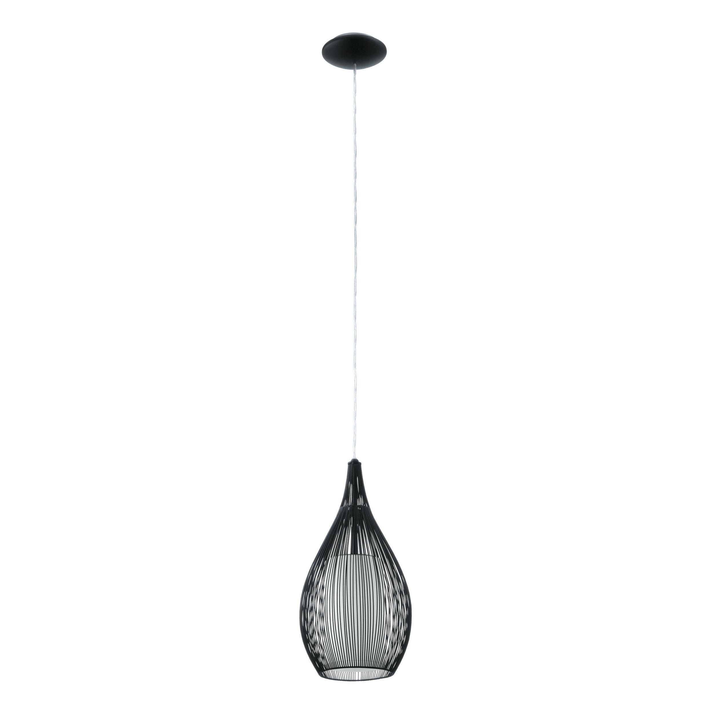 Suspension RAZONI noir H130cm
