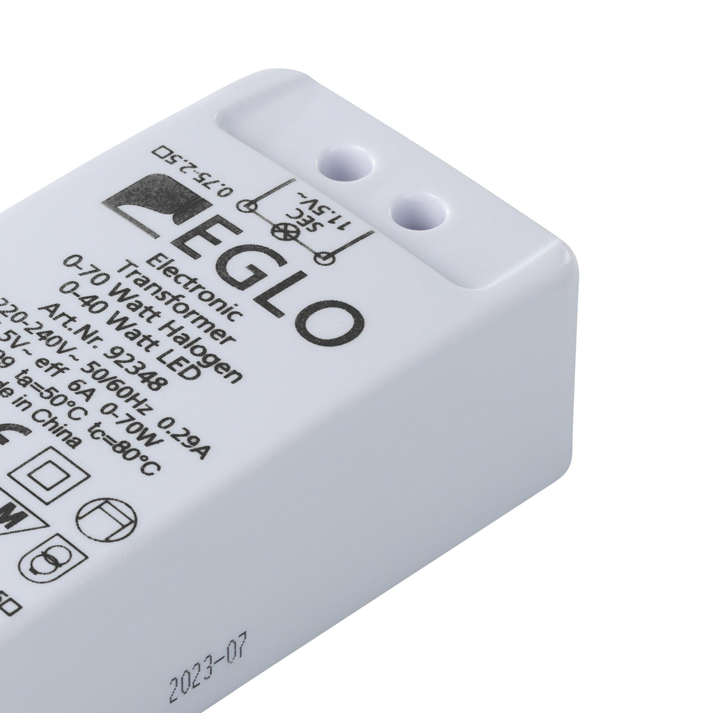 Transformateur en plastique blanc ELEKTR.TRAFO  0-70W / 0-40W