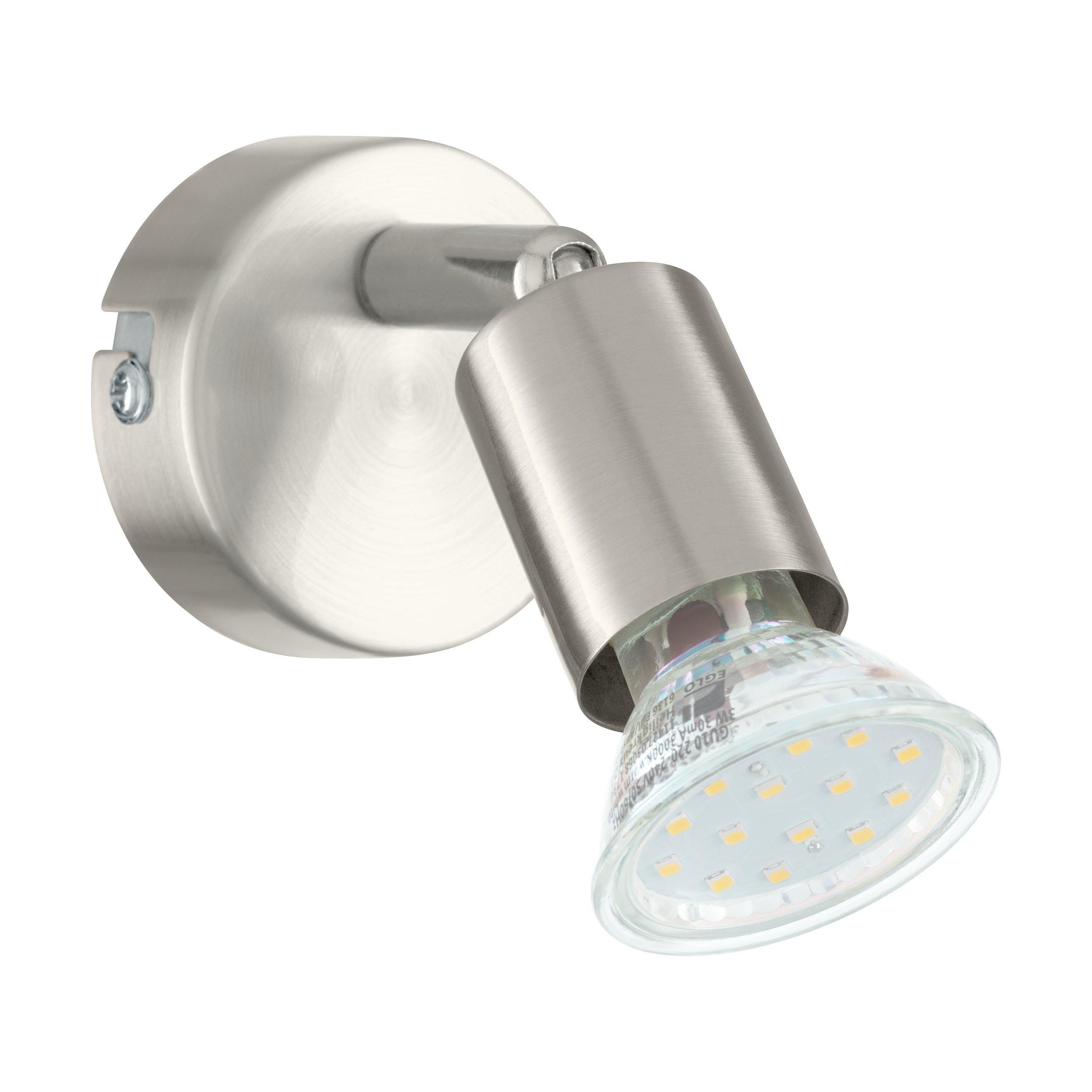Spot BUZZ-LED noir Ø6cm